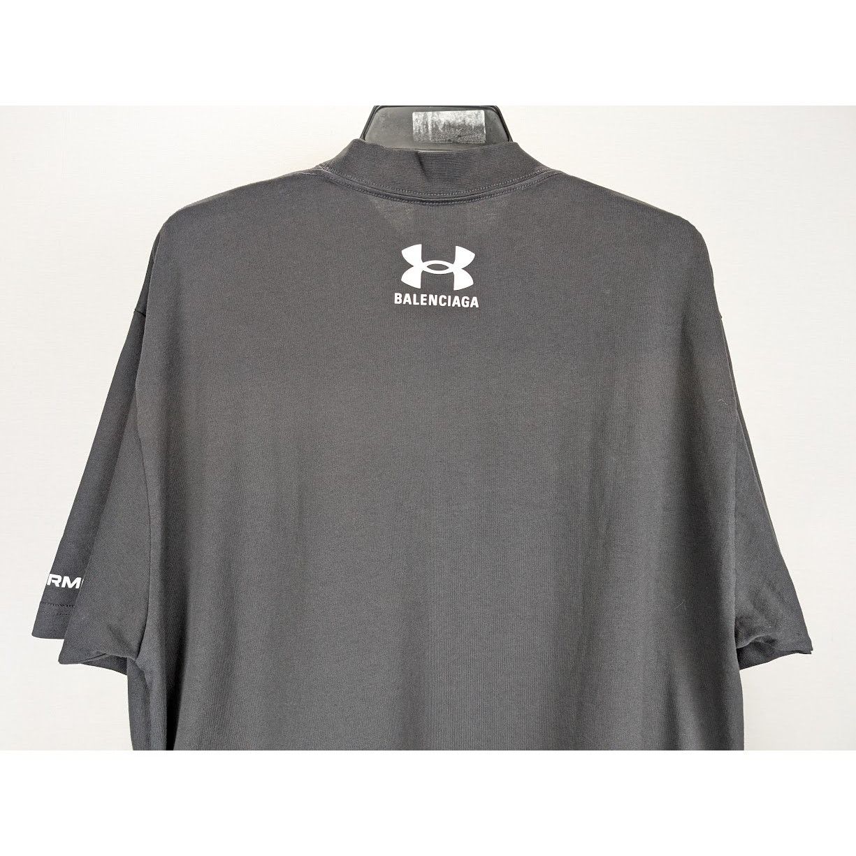 Balenciaga × Under Armour o1rshd1 Q:2 / Print Vint Medium Fit T-Shirt in Black Size US S / EU 44-46 / 1 - 12 Thumbnail