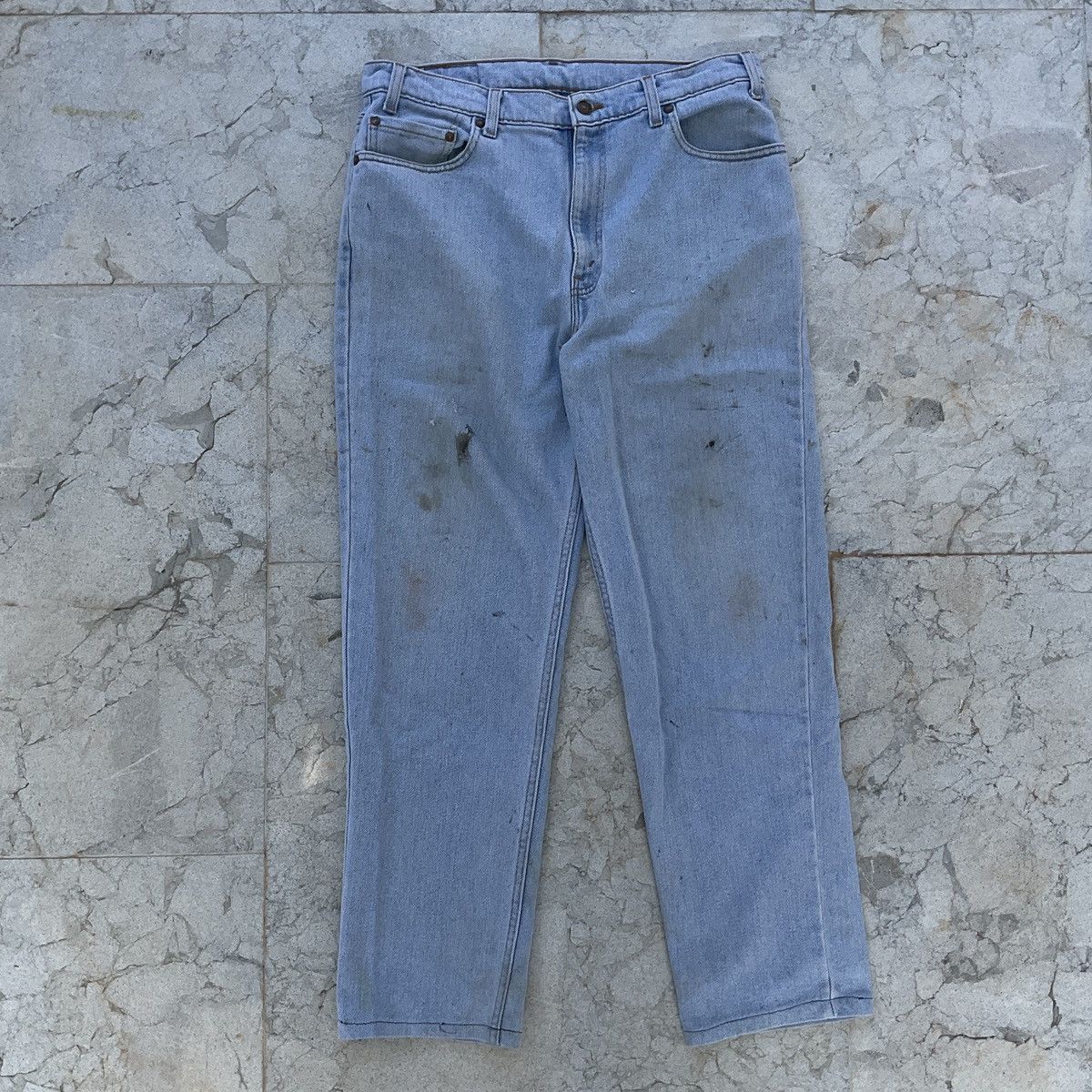 Levi's Vintage 90s Distressed Levi’s 540 Made In USA Denim Pants Size US 36 / EU 52 - 2 Thumbnail