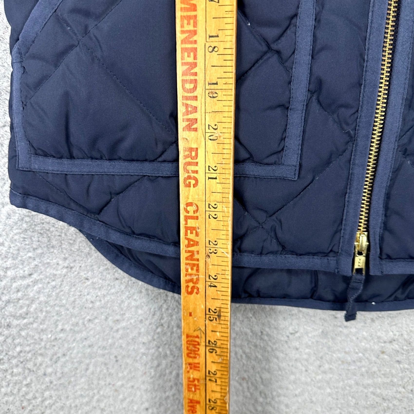 Vintage J Crew Vest Puffer Down Women XS Blue Full Zip Quilted Sleeveless Pocket Outdoor Outdoor Size XS / US 0-2 / IT 36-38 - 7 Thumbnail