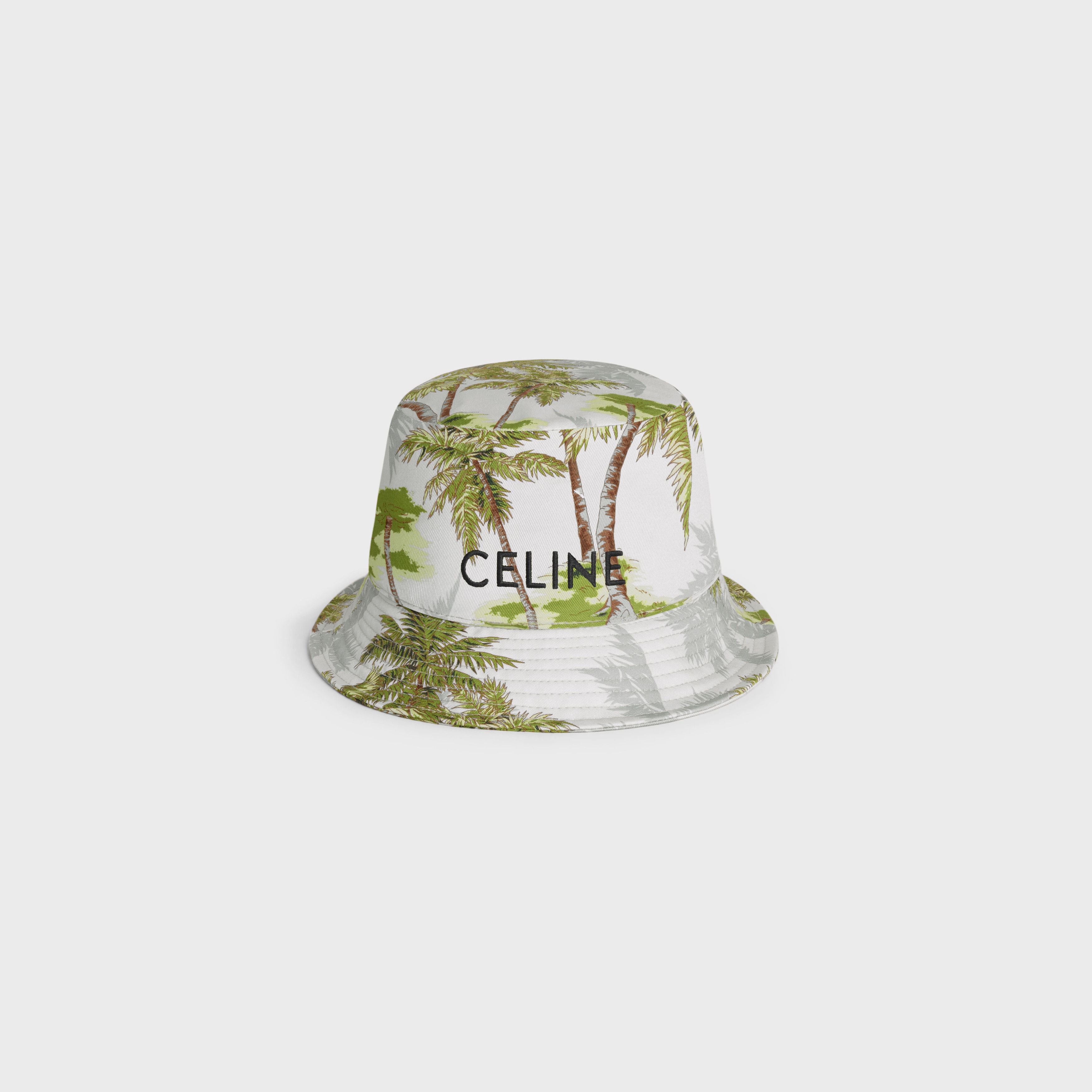 Celine Celine Bucket Hat With Drawstring In Cotton Gabardine Size ONE SIZE - 1 Thumbnail