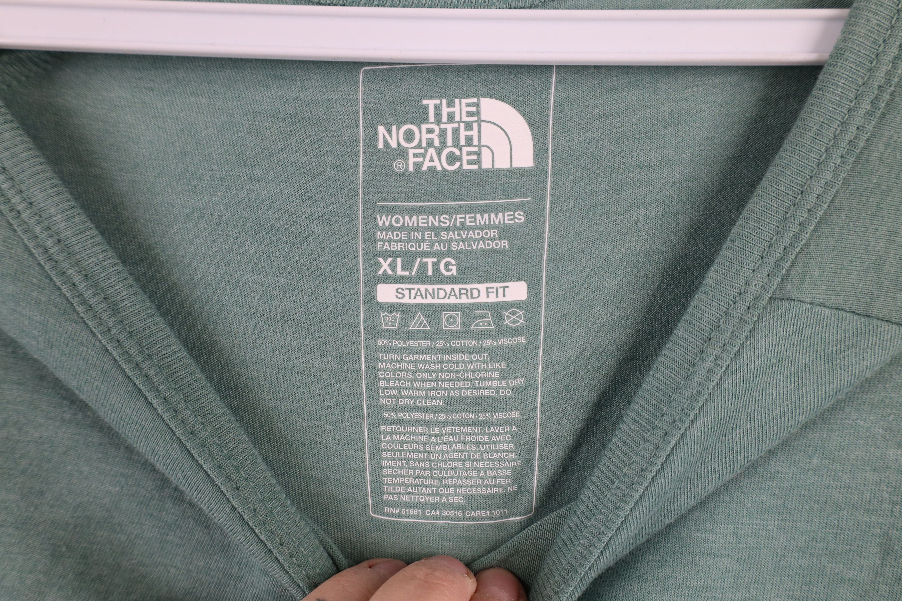 The North Face × Vintage The North Face Van Jersey Knit Long Sleeve T-Shirt Green Size XL / US 12-14 / IT 48-50 - 7 Thumbnail