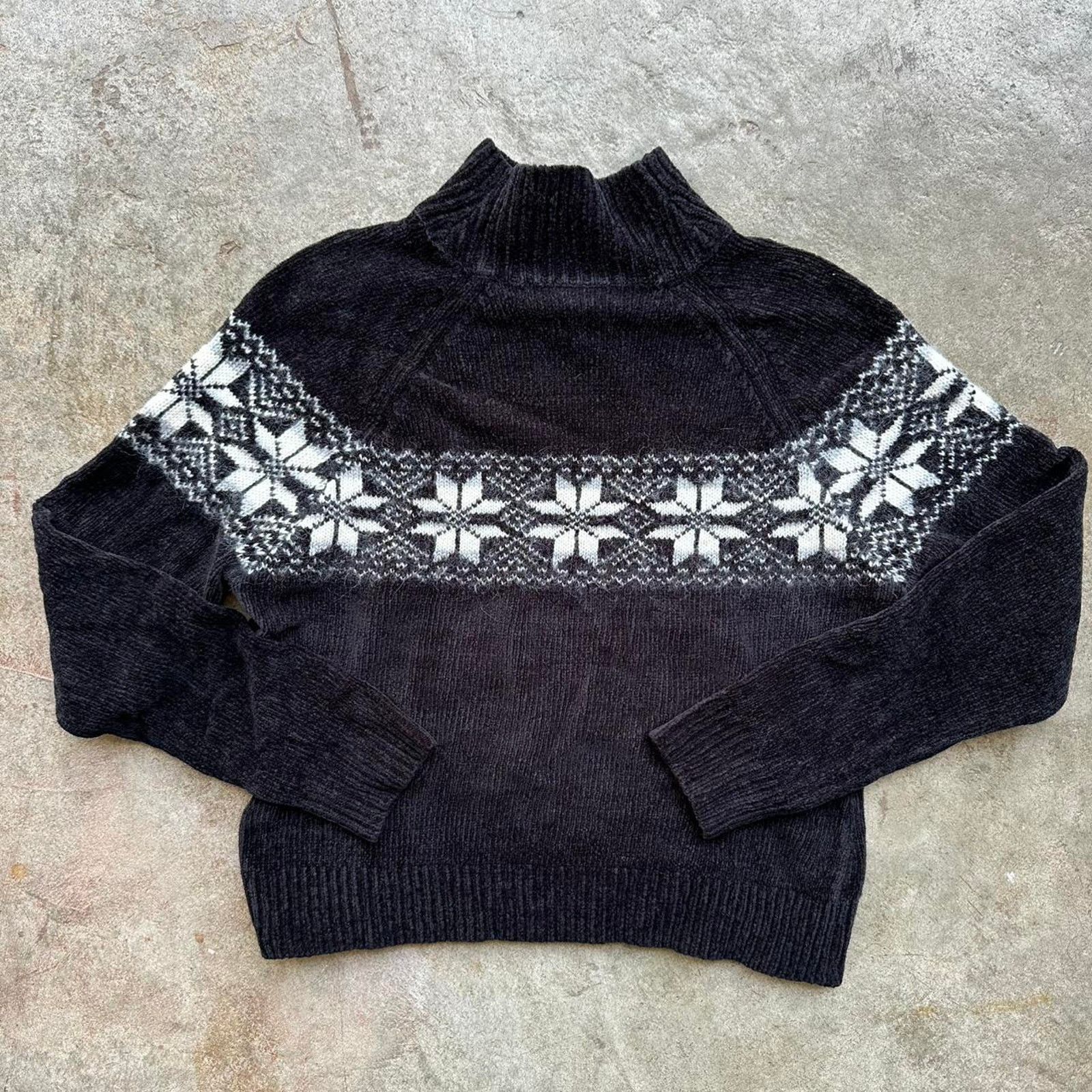 Other Black and white vintage sweater knitwear Size M / US 6-8 / IT 42-44 - 4 Thumbnail