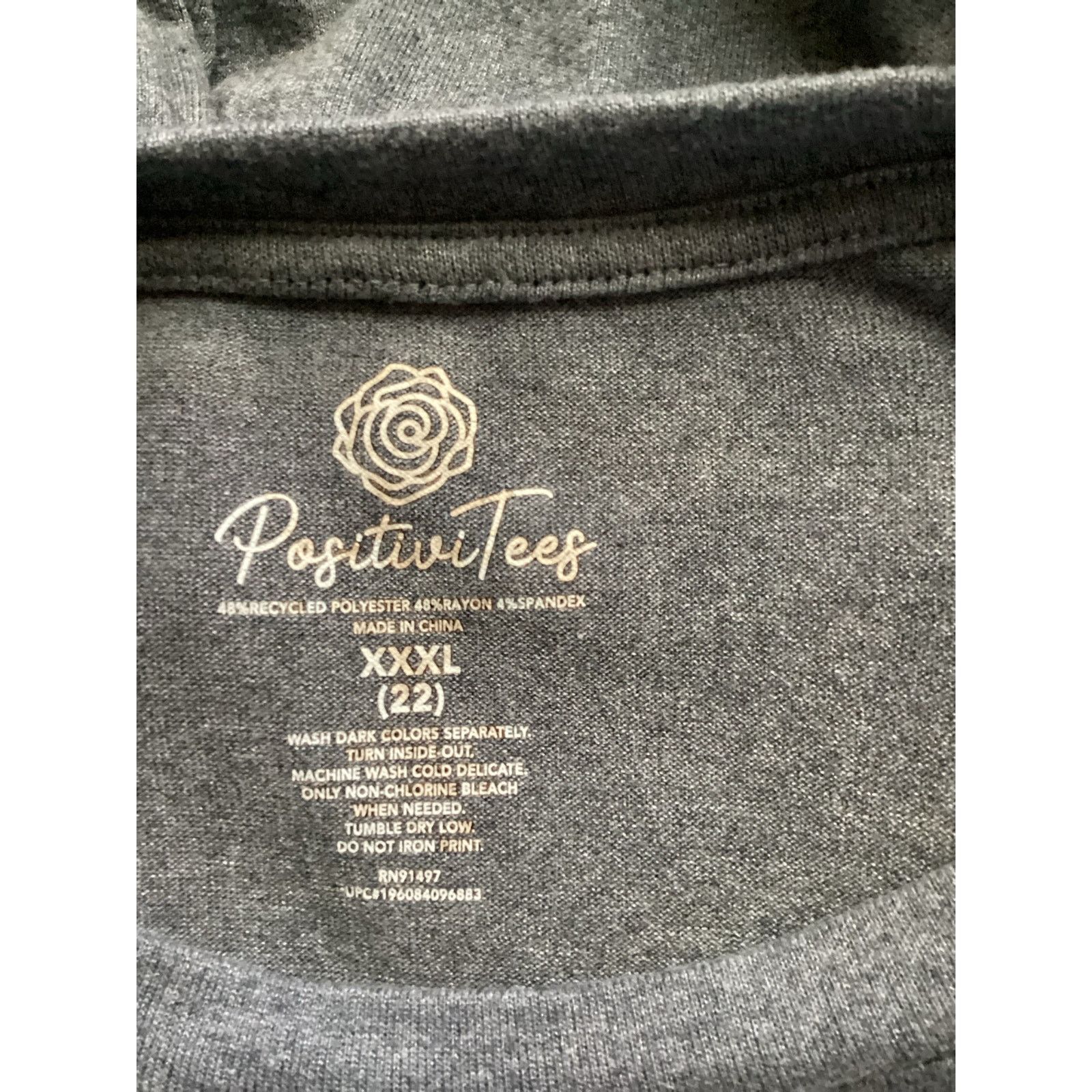 Vintage Positivitees Blue Pullover Sweatshirt 3XL Plus 22 Dog Mama Size 3XL / US 20-22 - 7 Thumbnail