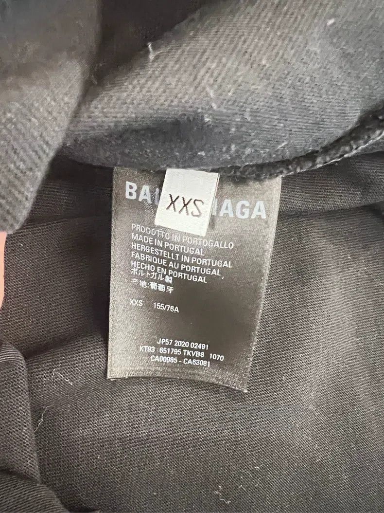 Balenciaga Balenciaga Big Ripped Hole Short Sleeve Black Size US XXS / EU 40 - 5 Thumbnail