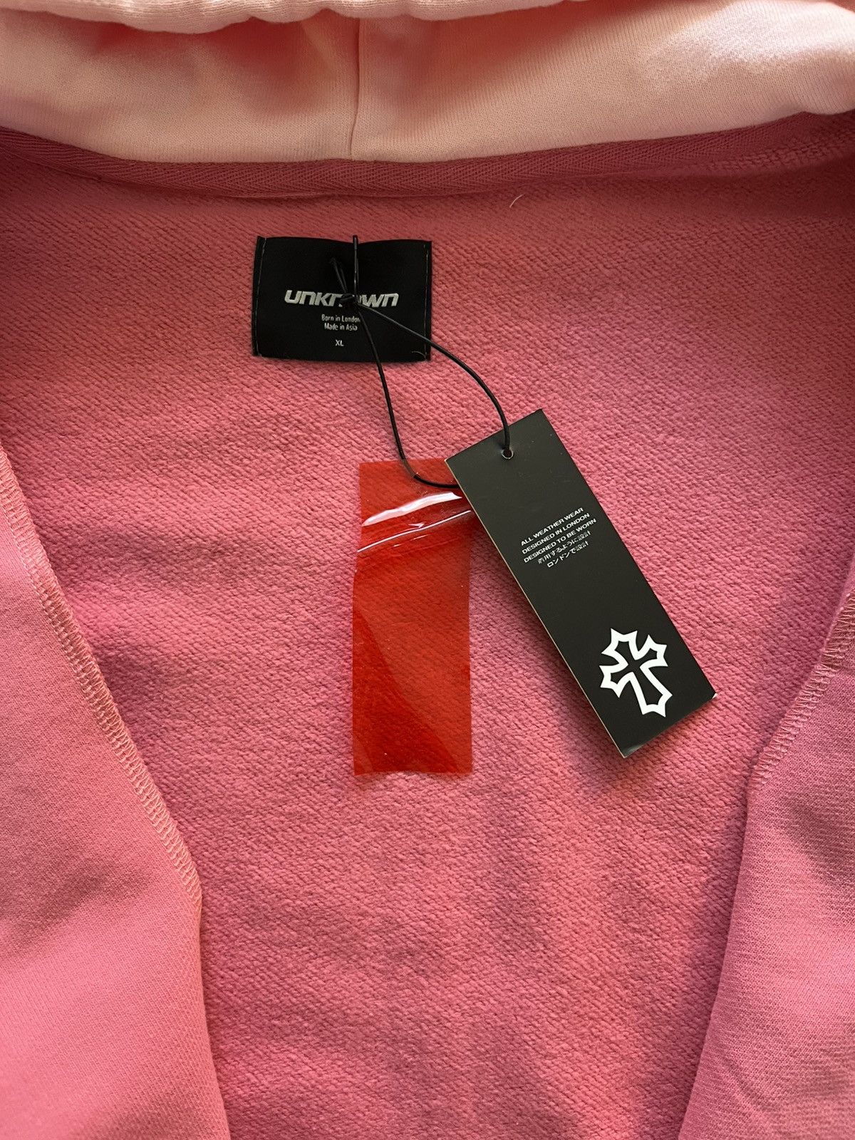 Unknown London Pink Rhinestone Hoodie Size US XL / EU 56 / 4 - 5 Thumbnail