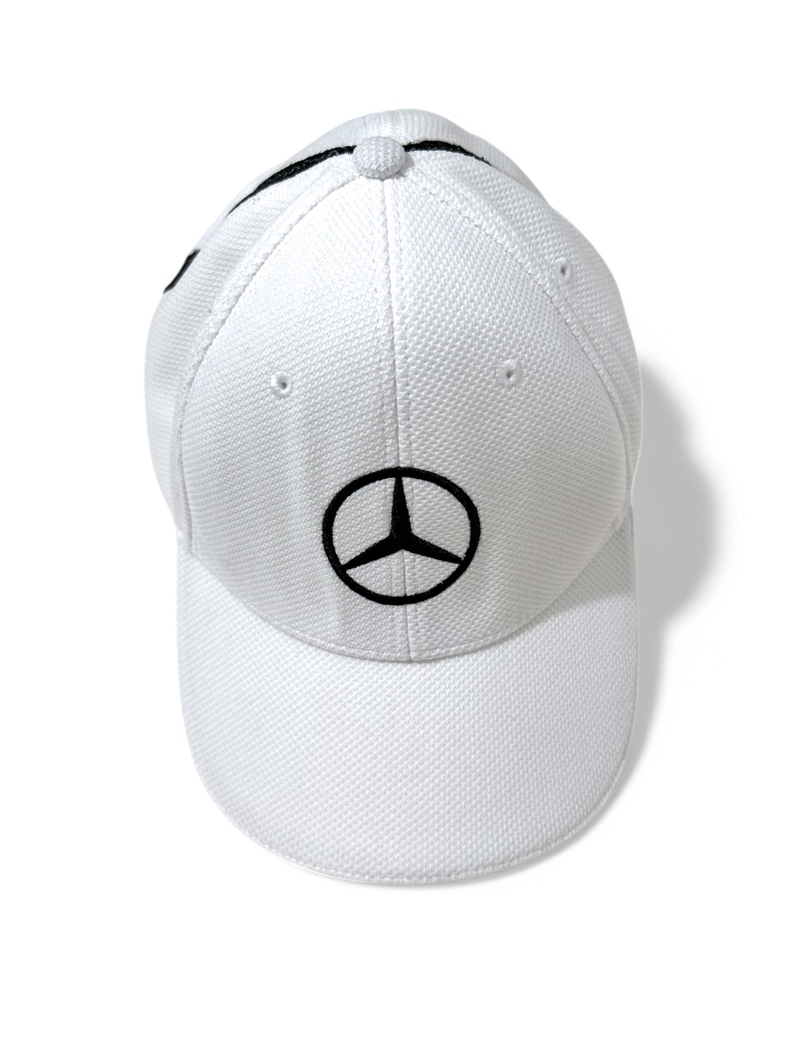 Mercedes-Benz Vintage Mercedes Benz Big Logo Cap Hat Size ONE SIZE - 3 Thumbnail