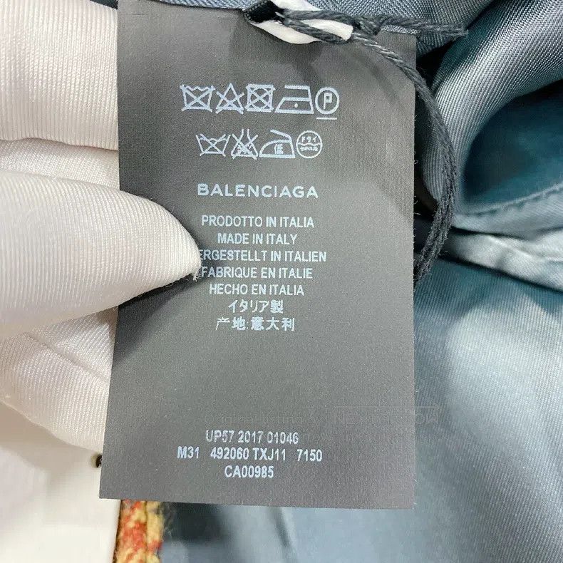 Balenciaga Balenciaga Long Plaid Coat, Size 36 Size XS / US 0-2 / IT 36-38 - 9 Thumbnail