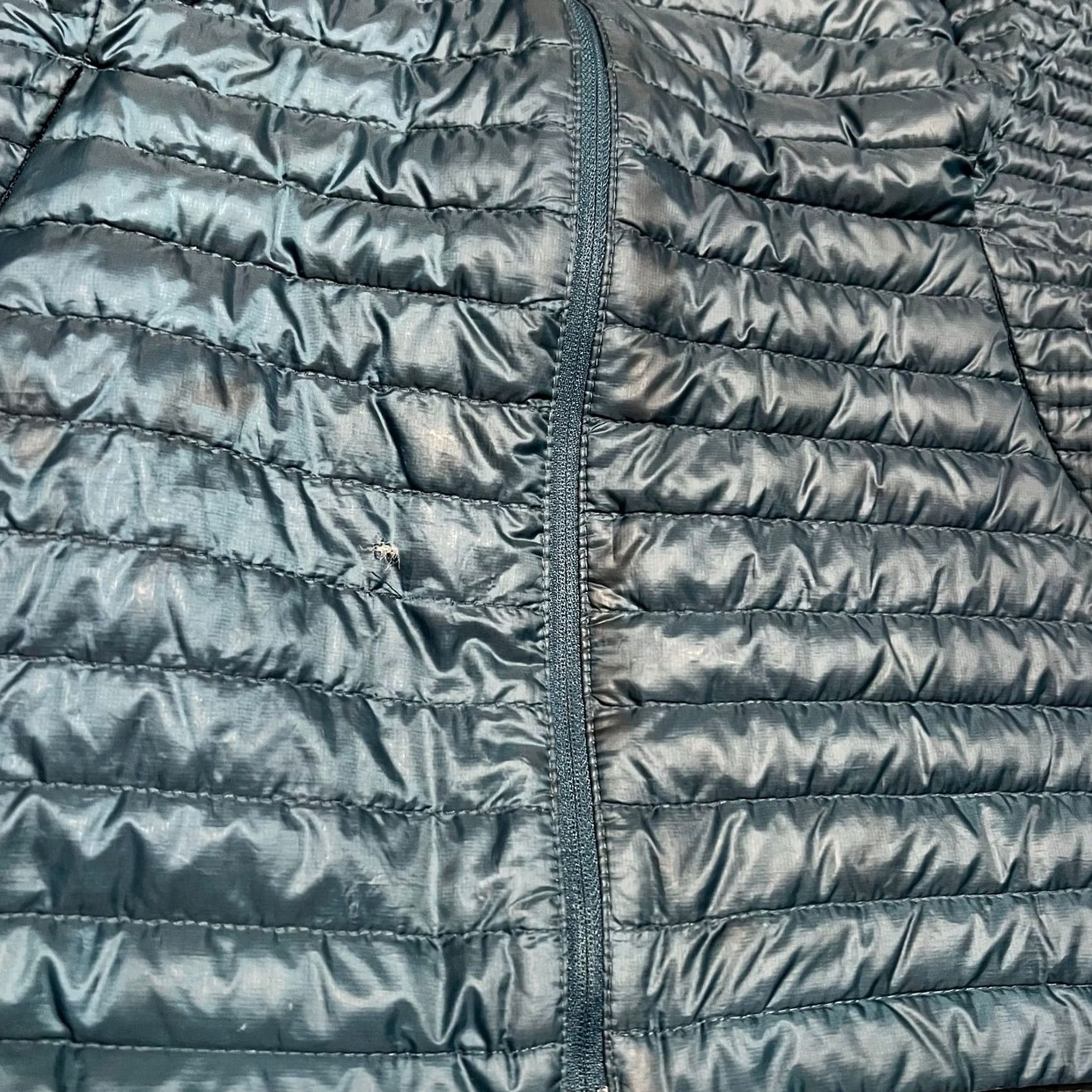 Eddie Bauer VINTAGE Eddie Bauer Puffer Jacket Womens Medium Blue Green Pertex EB800 Down Coat flaw Size M / US 6-8 / IT 42-44 - 2 Thumbnail