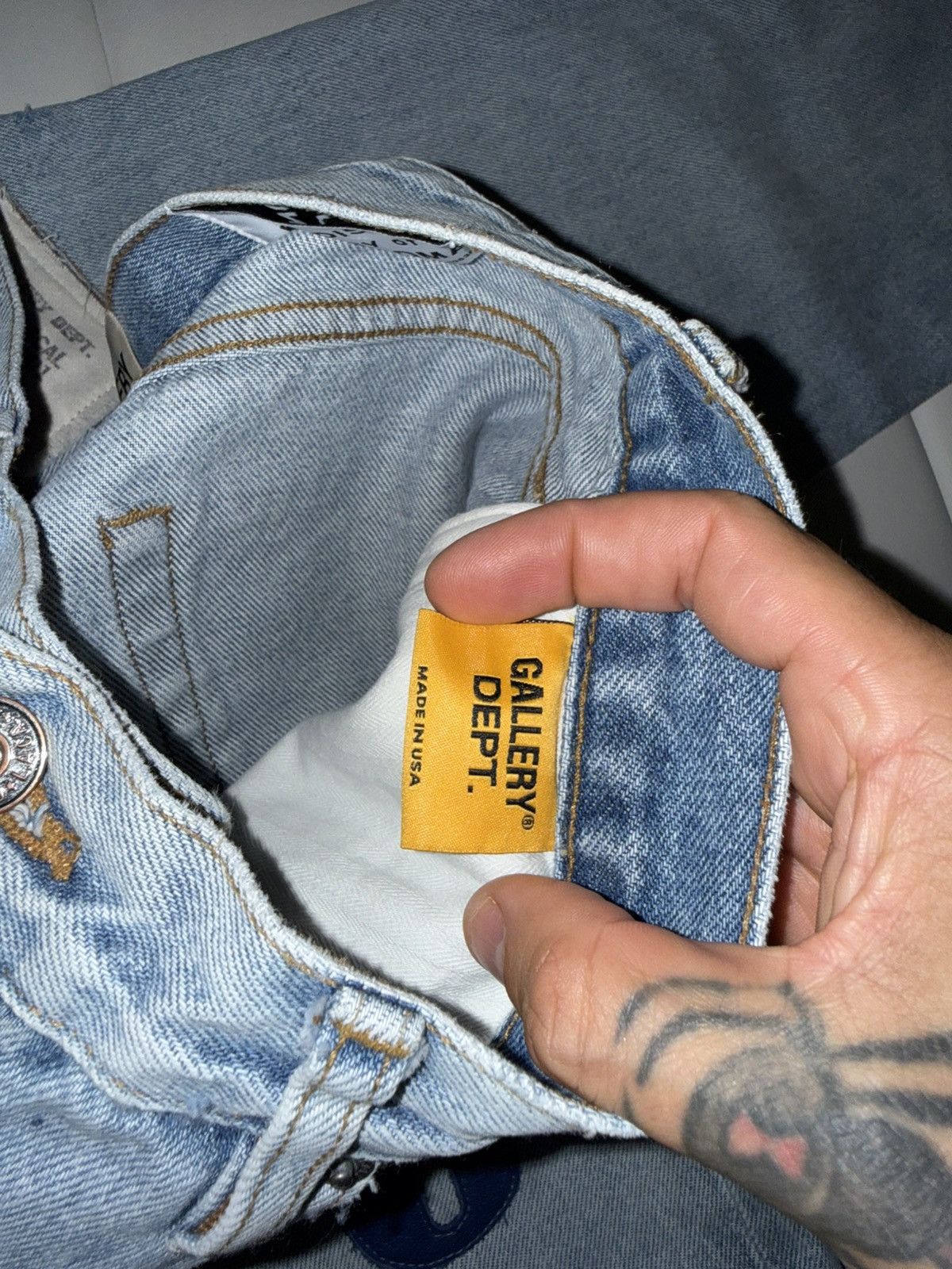 Gallery Dept. G patch distressed jeans Size US 34 / EU 50 - 10 Thumbnail