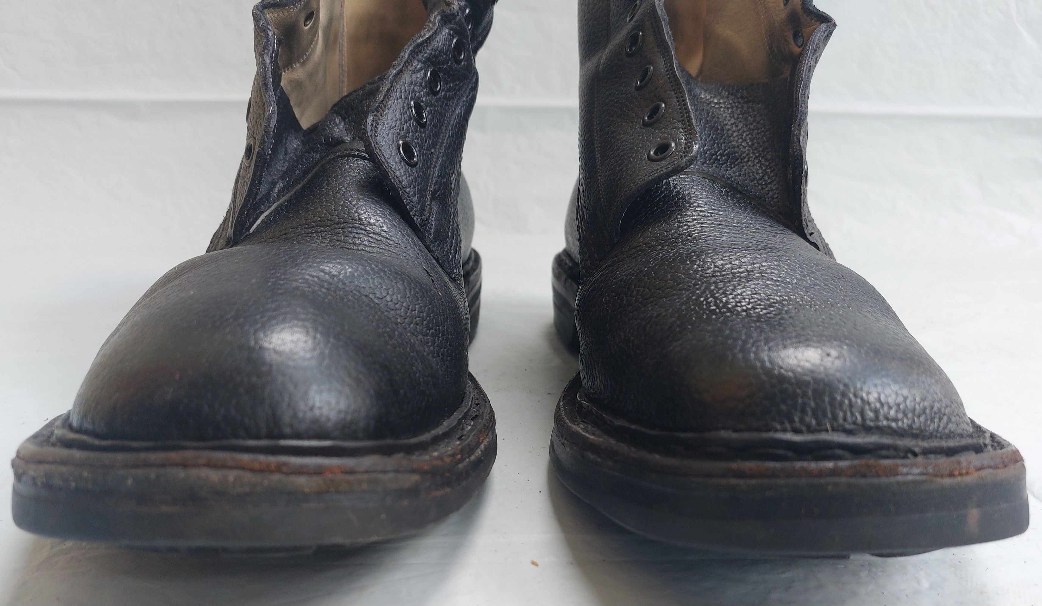 Vintage Vtg 1966 Belgian combat boots by SOLIDOR BELGIUM Size US 11.5 / EU 44-45 - 6 Thumbnail