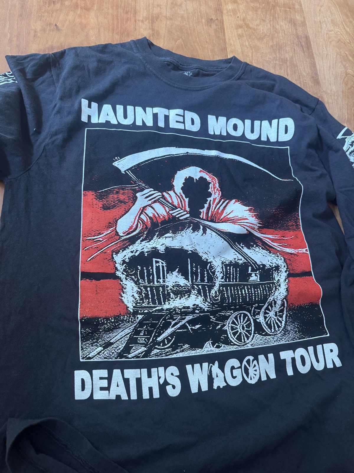 Haunted Mound Haunted Mound Death Wagon Tour longsleeve Size US L / EU 52-54 / 3 - 2 Thumbnail