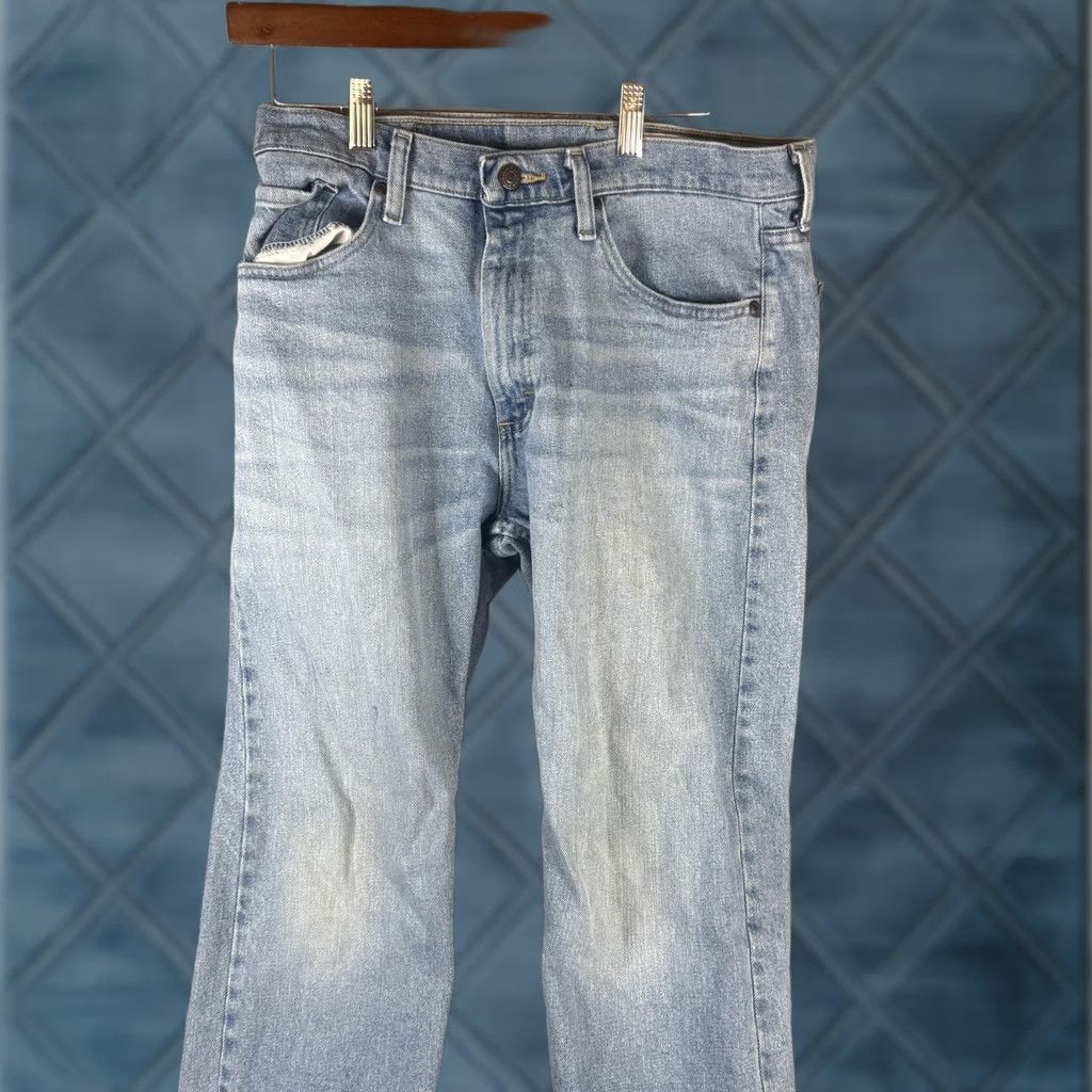 Wrangler Wrangler Jeans Mens 30x25 Light Wash Denim Straight Leg Regular Fit Casual Size US 30 / EU 46 - 1 Thumbnail