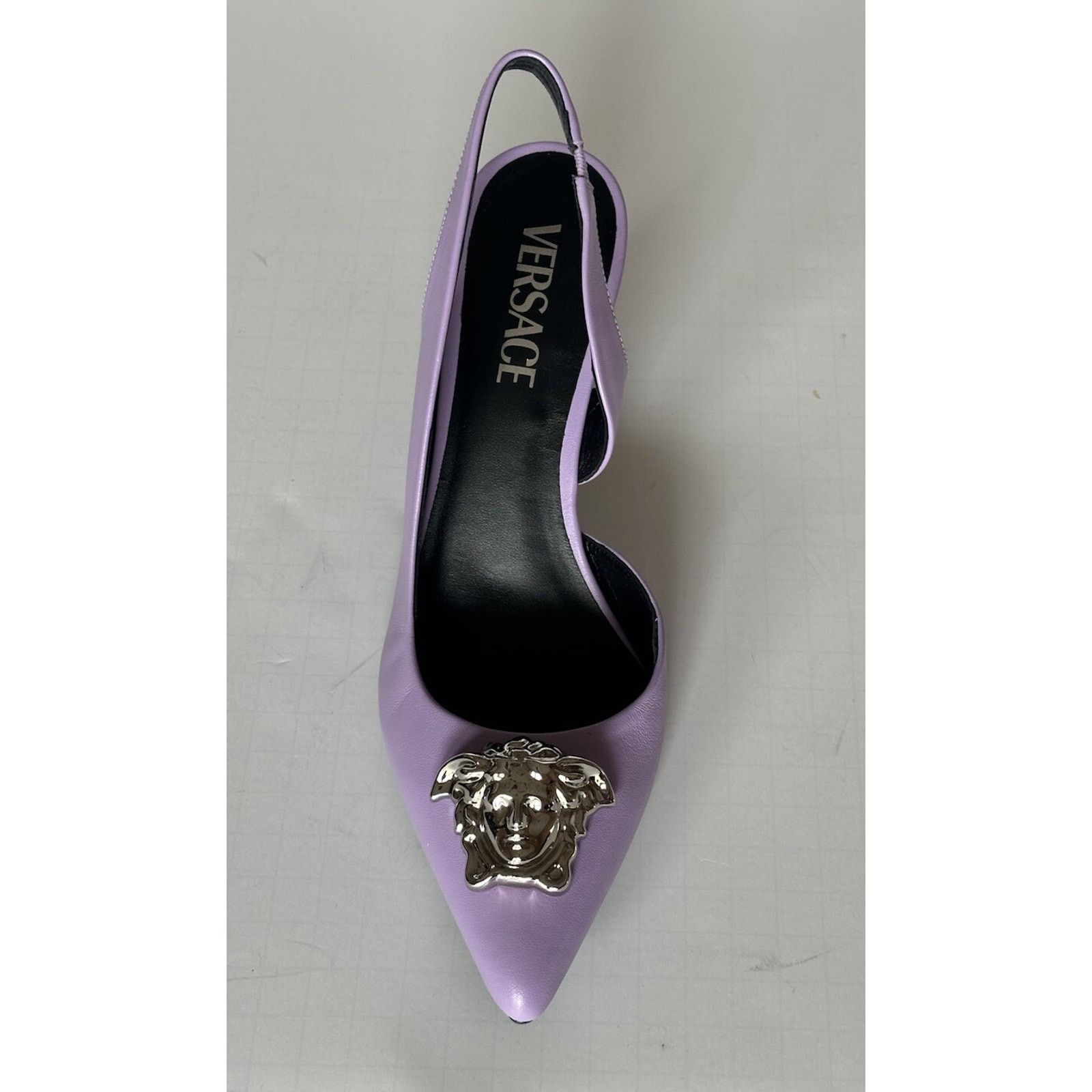Versace Versace Sling Back Leather Shoes Violet 9.5 US 1009701 Size US 9.5 / IT 39.5 - 3 Thumbnail