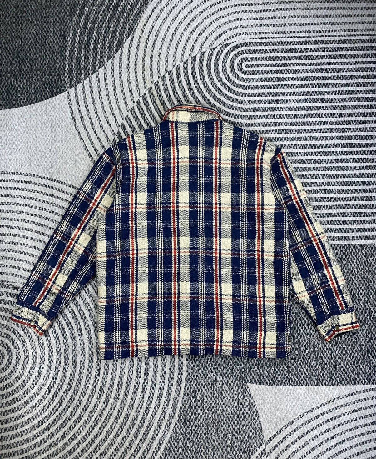 Vintage Vintage REPLIQUE Checked Western Jacket Size US L / EU 52-54 / 3 - 2 Thumbnail