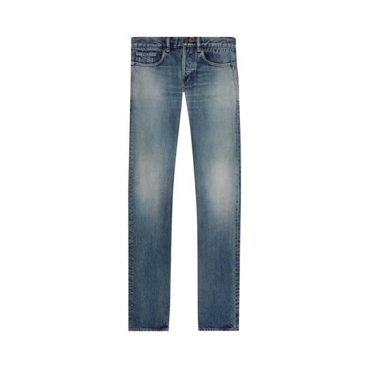 Saint Laurent Paris o1s1wg110824 Slim-Fit Jeans in Blue Size US 29 - 1 Preview