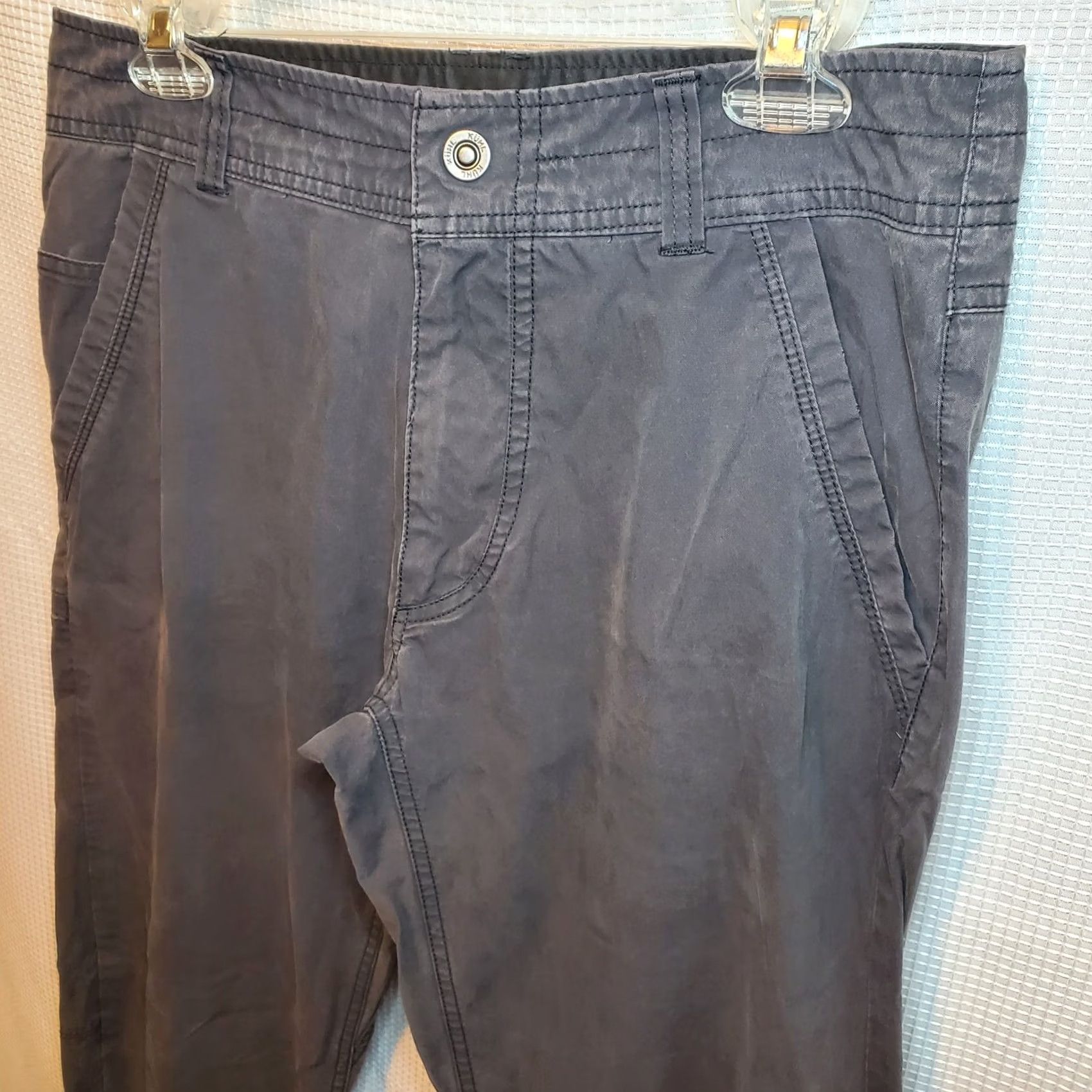 Vintage Kuhl Slax Pants Mens 32x31 Gray Lightweight Hiking Performance Outdoor Stretch Size US 32 / EU 48 - 4 Thumbnail