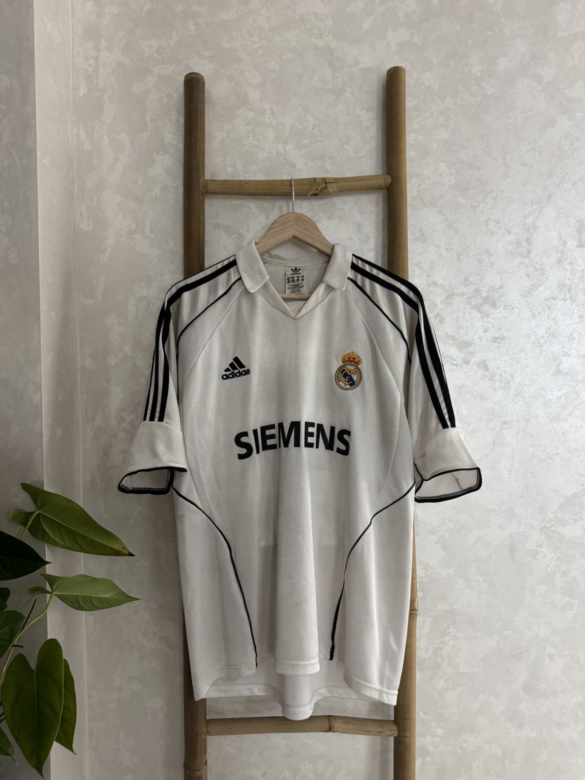 Adidas Real Madrid 7 Raul 2005 2006 Siemens Home Jersey