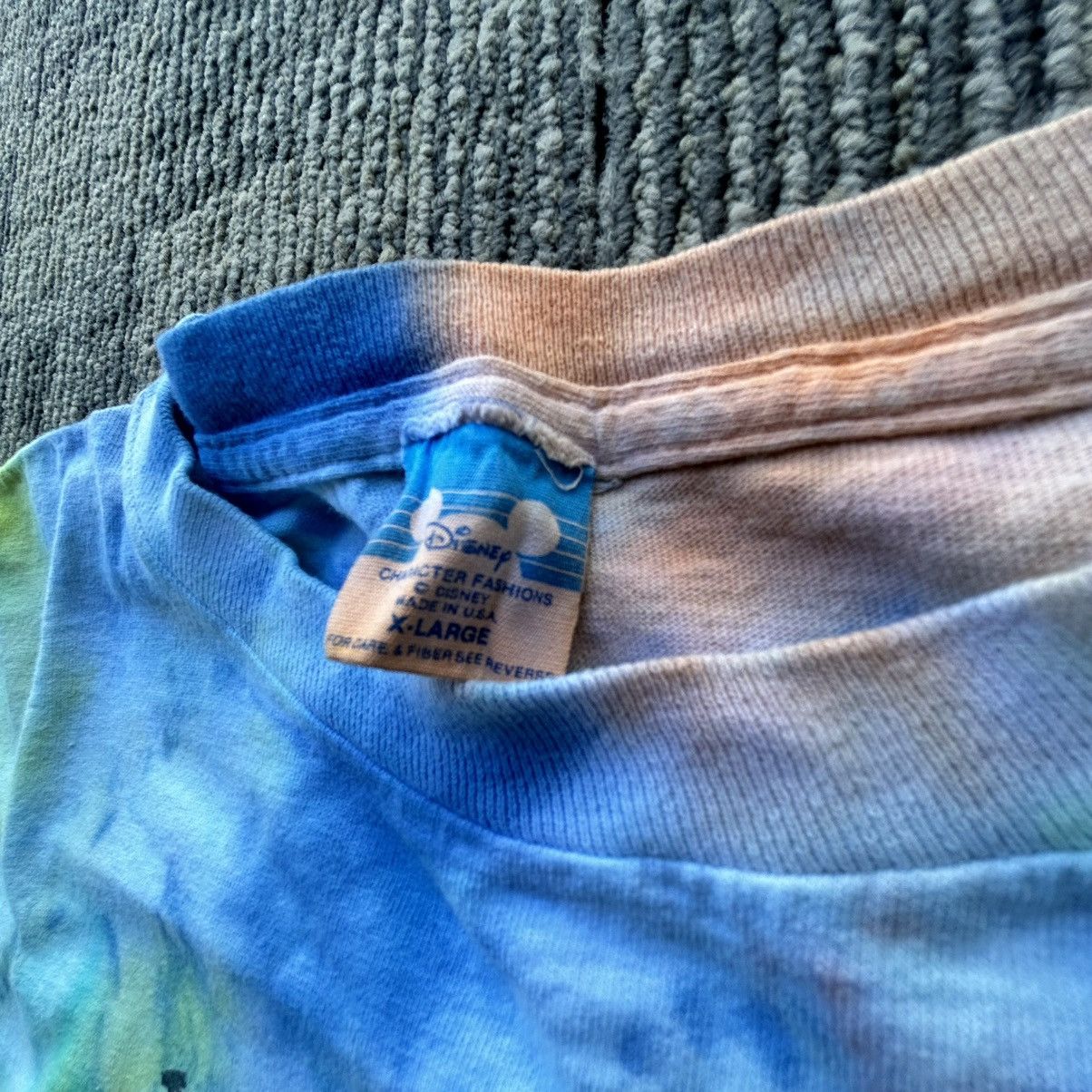 Disney Vtg 80’s Disney Mickey Mouse Yacht Club Tie-Dye Tshirt Size US S / EU 44-46 / 1 - 5 Thumbnail