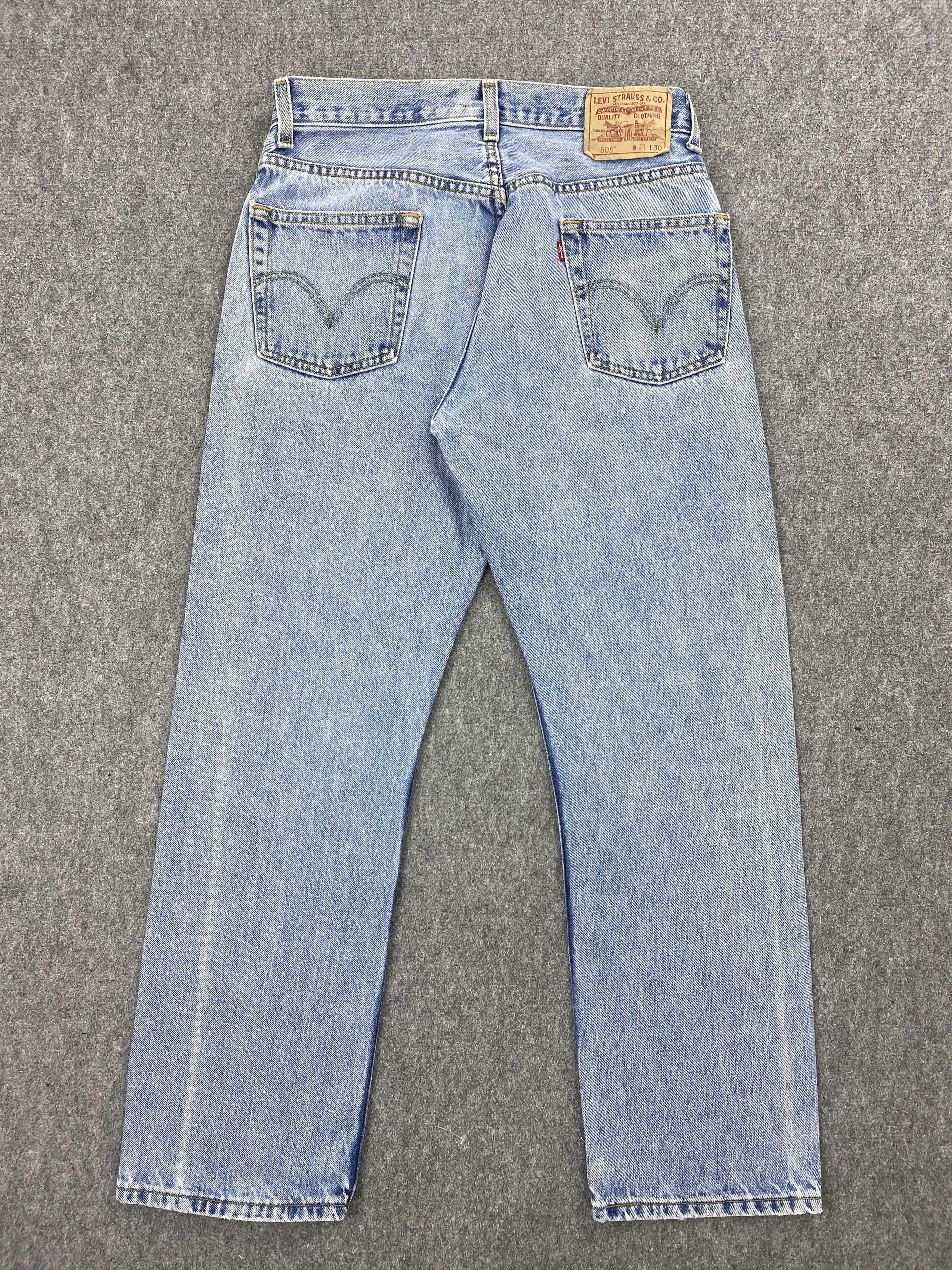 Levi's × Vintage Light Blue Vintage Levis 505 Jeans Size US 29 - 3 Thumbnail