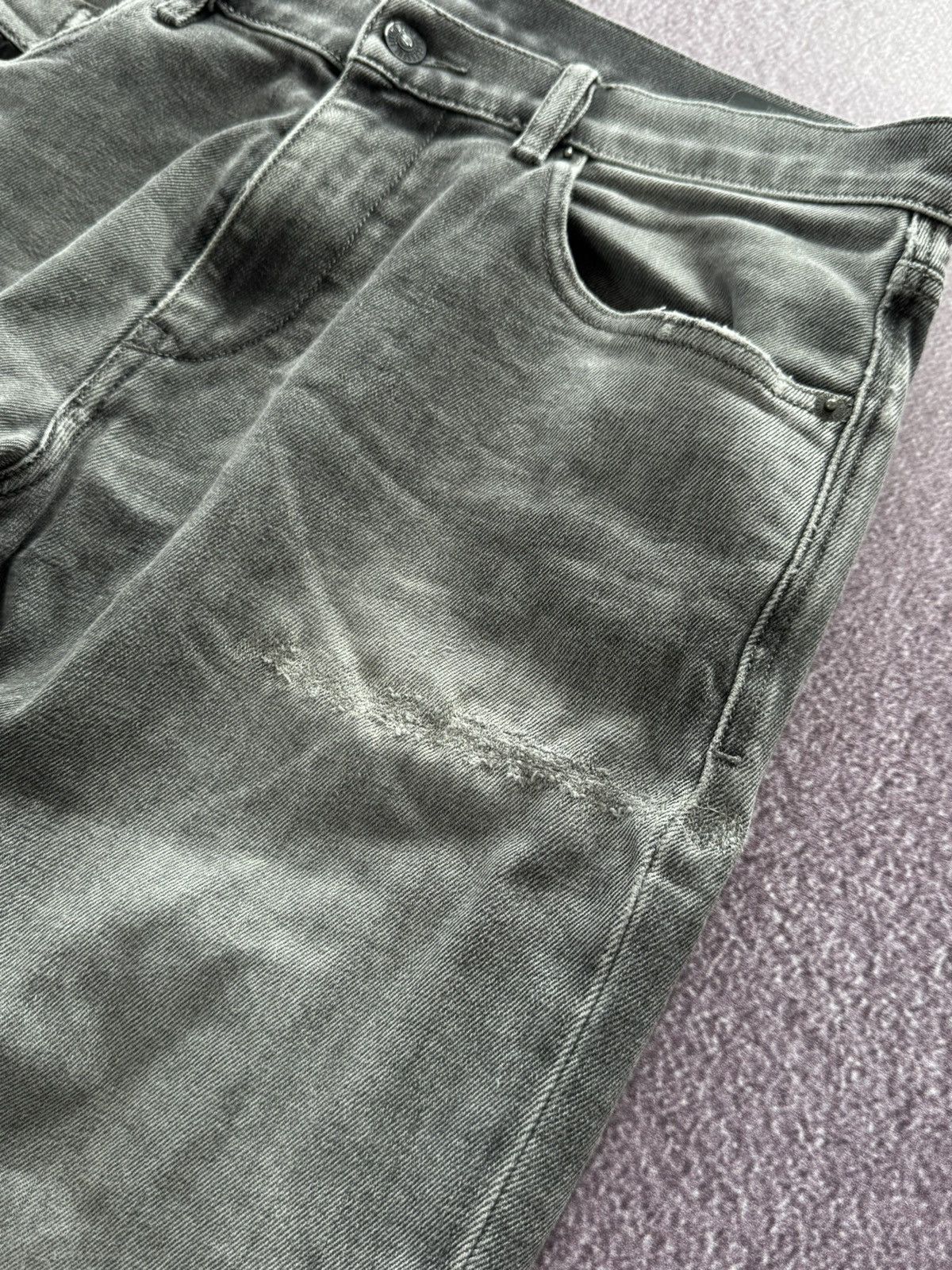 Diesel Diesel Y2K D-Struct Faded Look Denim Jeans Size US 32 / EU 48 - 7 Thumbnail
