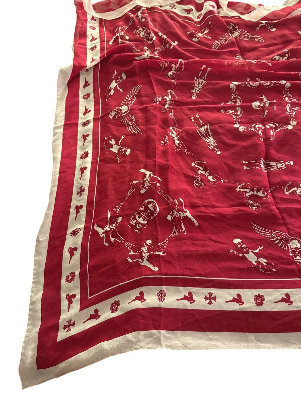 Chrome Hearts Chrome Hearts x FOTI silk scarf Size ONE SIZE - 4 Thumbnail