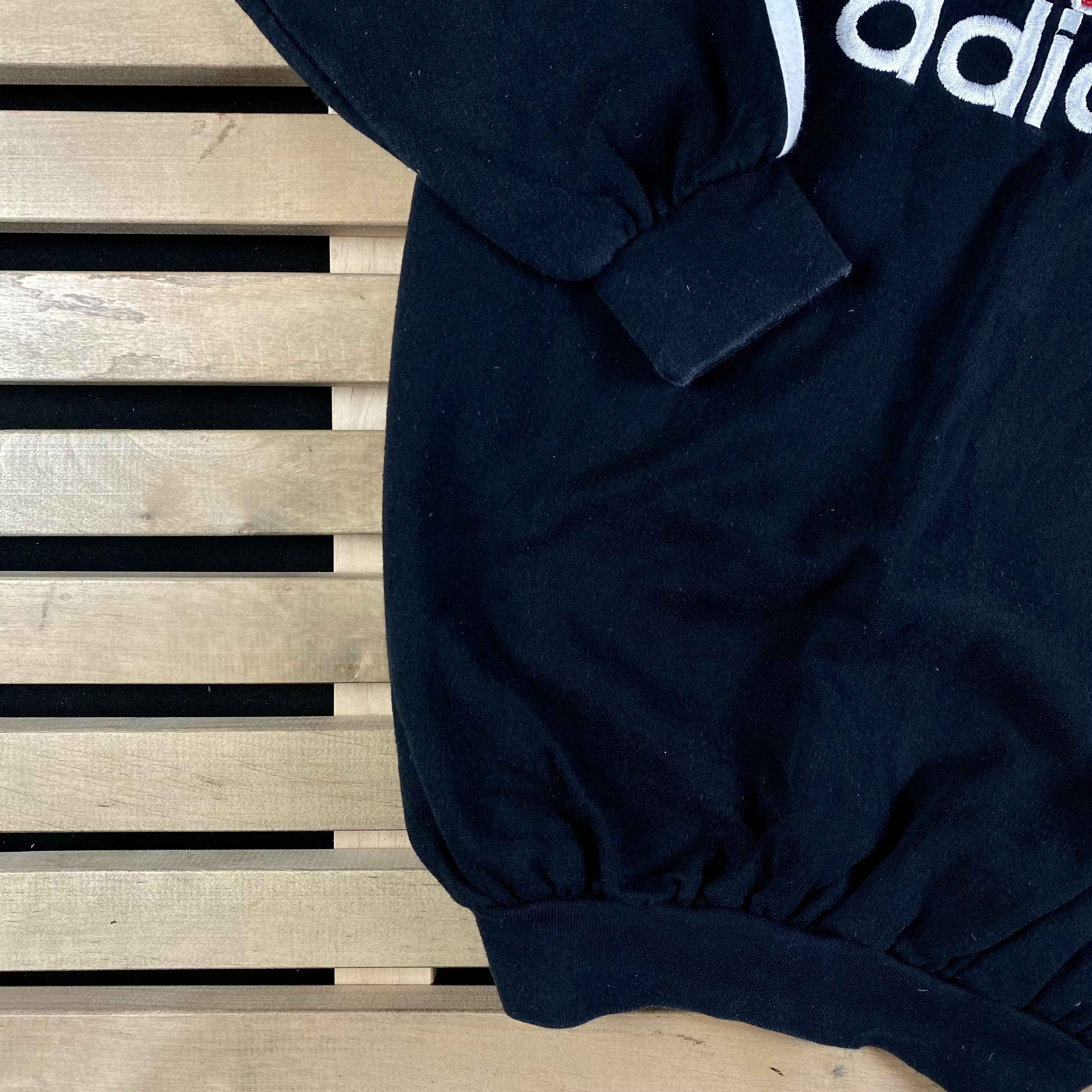 Adidas × Vintage Mens Sweatshirt Adidas Vintage Big Logo Size L Size US L / EU 52-54 / 3 - 3 Thumbnail