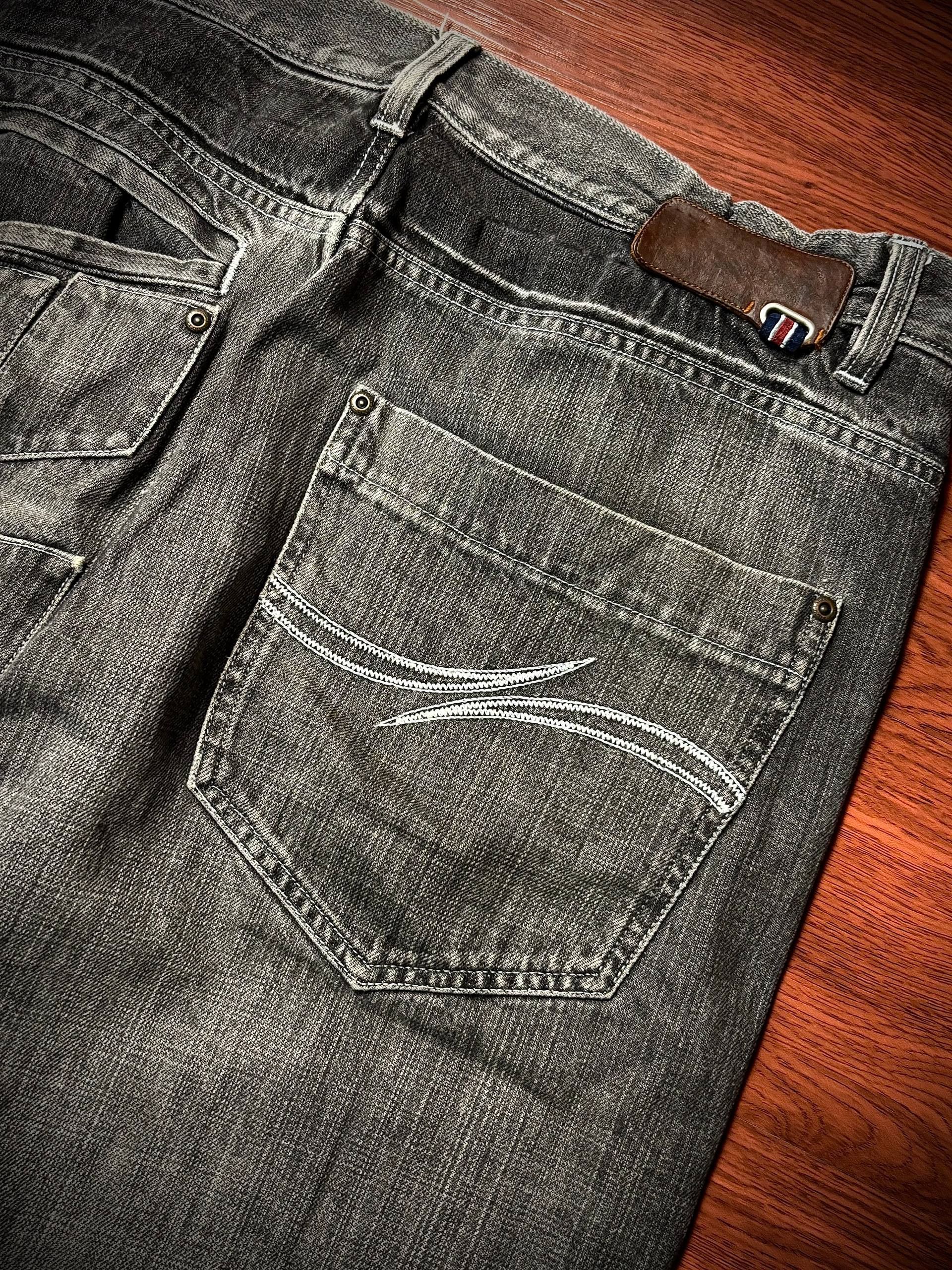 JNCO Vintage 00s Phat Farm Black Denim Pants Size US 36 / EU 52 - 4 Thumbnail