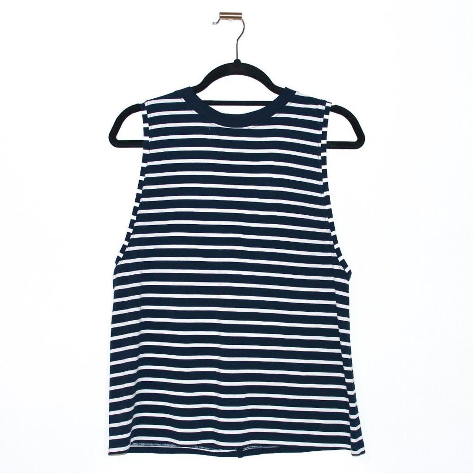 Lululemon Lululemon Athletica Navy Striped Tank Top Size 2