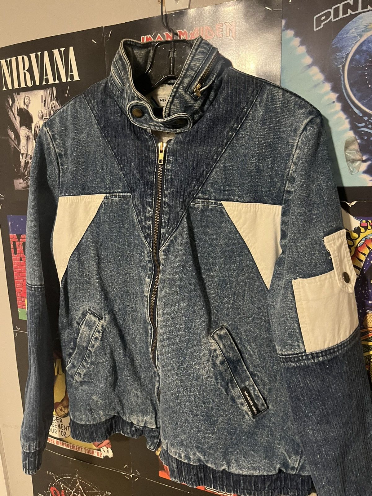 Members Only Vintage 80’s 90’s Members Only Heavy Sherpa Denim Jacket Size S / US 4 / IT 40 - 2 Thumbnail