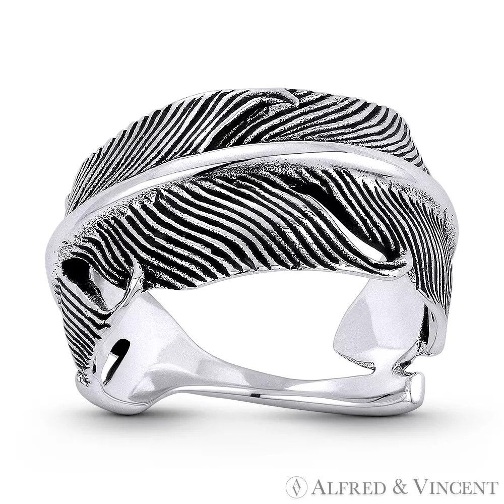 Other Angel/Eagle Feather Christian Native American Ring Size ONE SIZE - 1 Preview