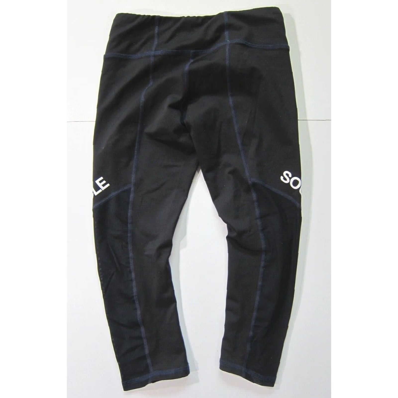 Vintage Soul Cycle Black Blue Compression Cropped Yoga Workout Legging Pant Women Small Size 28" / US 6 / IT 42 - 2 Thumbnail