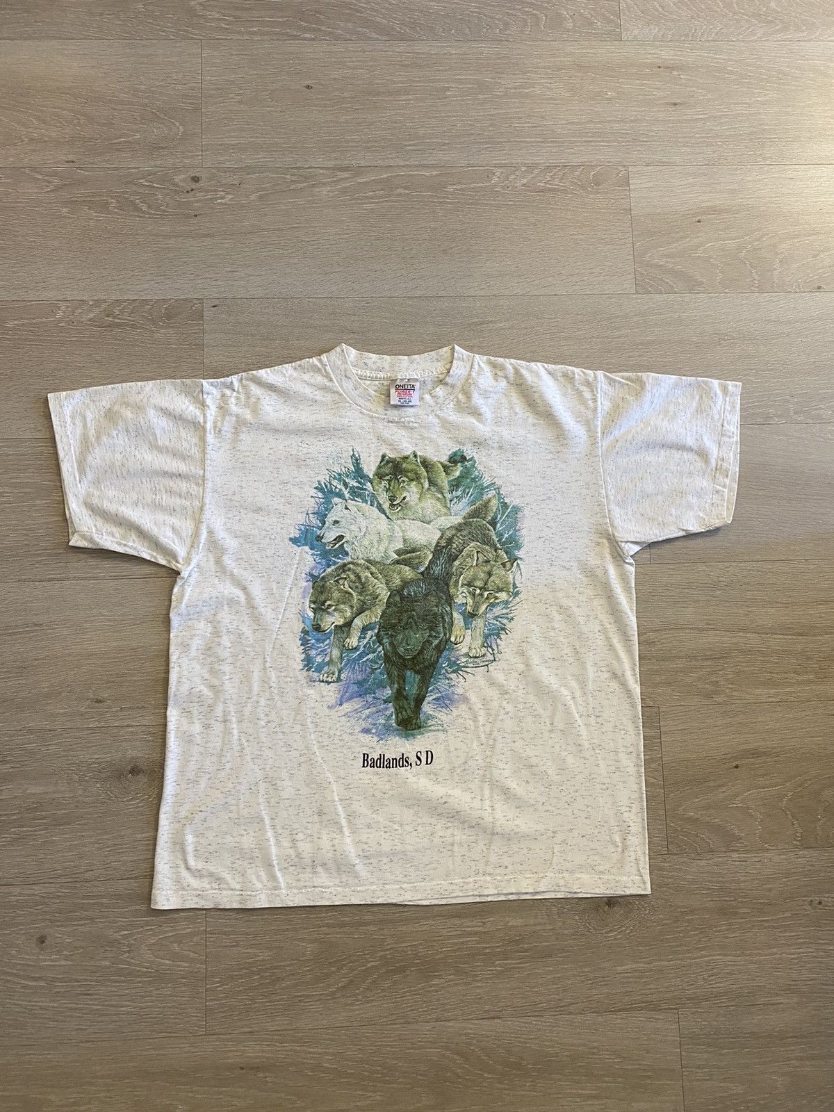 Vintage Vintage Wolf Single Stich Tee Size US XL / EU 56 / 4 - 2 Thumbnail