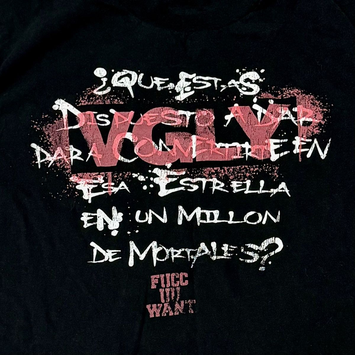 Designer STREETWEAR BRAND FUCC UU WANT UGLY TEE! Size US XL / EU 56 / 4 - 1 Thumbnail