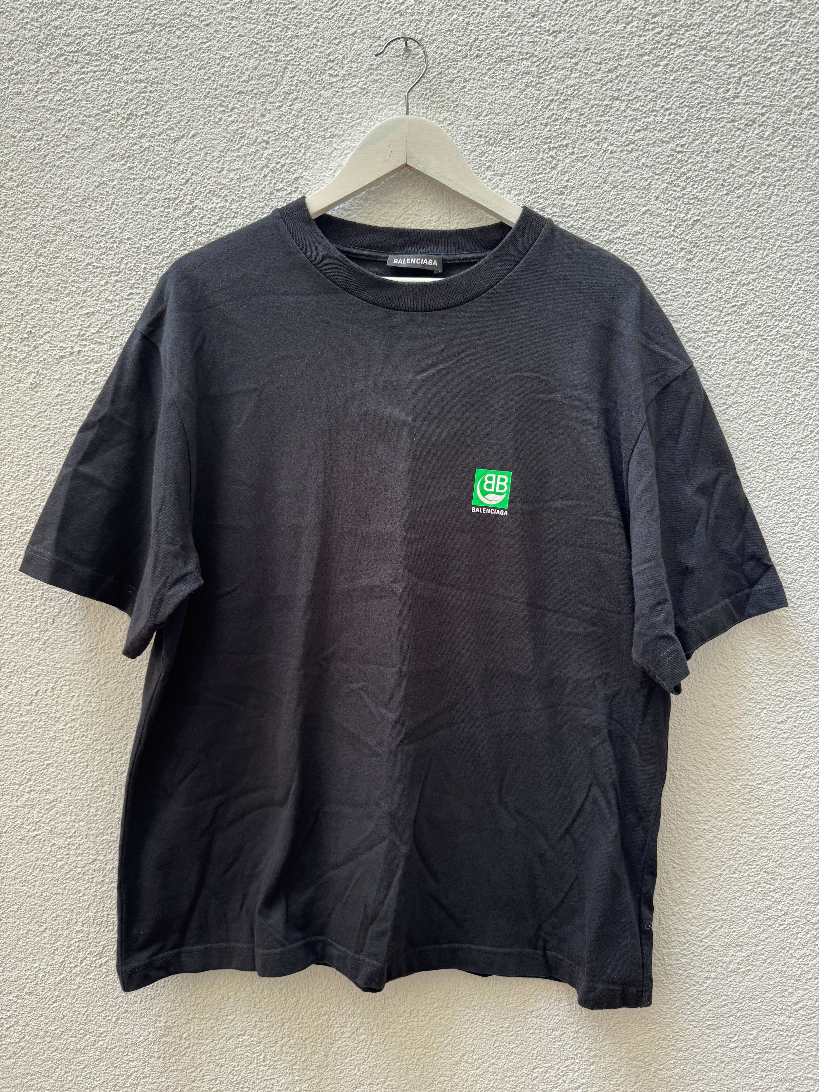 Balenciaga Balenciaga SS20 BB logo leaf eco friendly tee Size US L / EU 52-54 / 3 - 1 Thumbnail