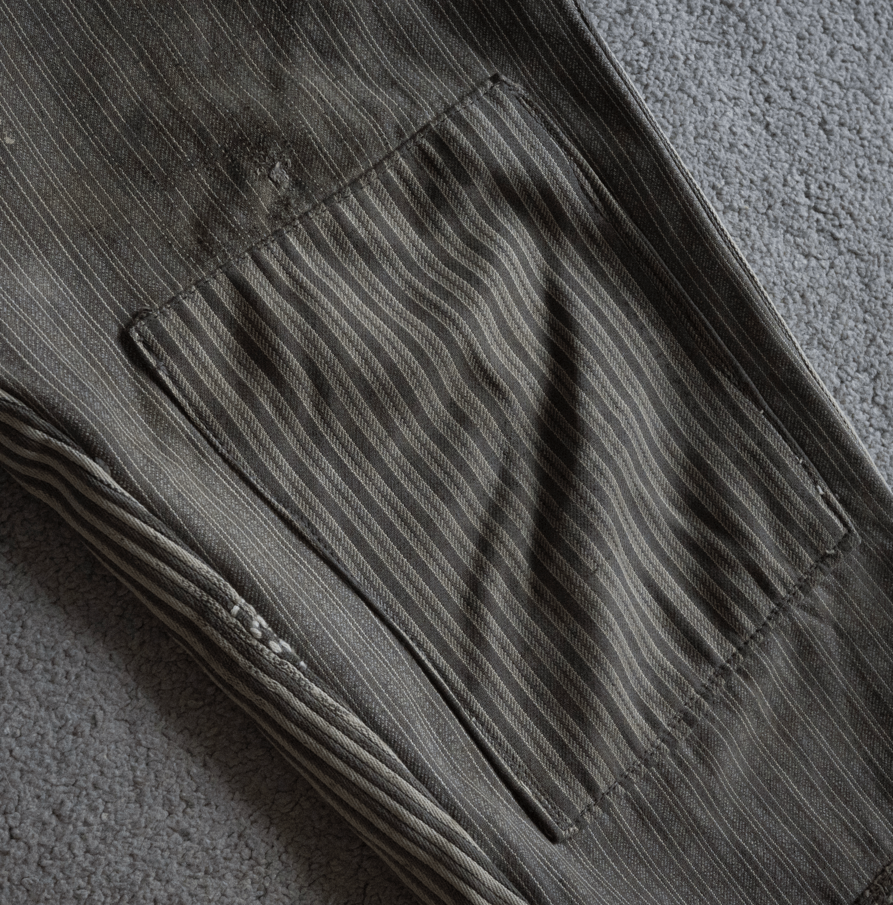 Other 1940s European Striped Patchwork Pants Size US 31 - 6 Thumbnail