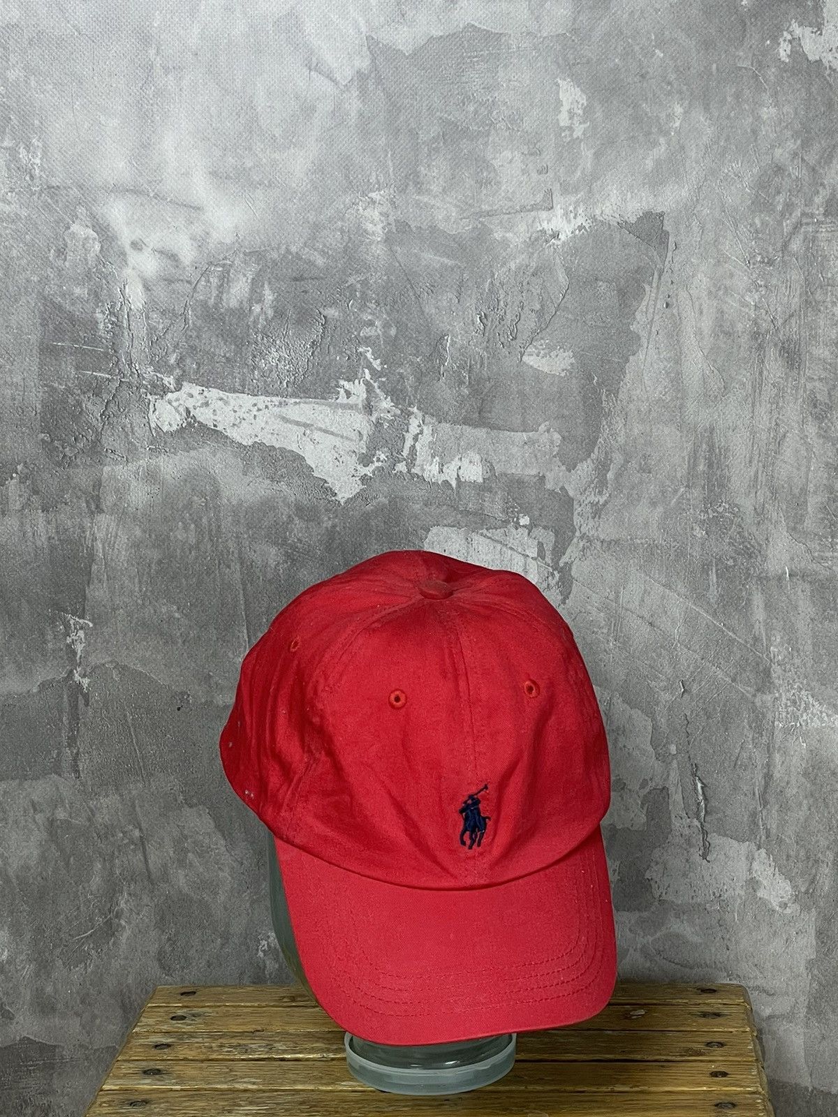 Polo Ralph Lauren × Vintage Vintage Polo Ralph Lauren Pony Red Streetwear Retro Cap Hat Size ONE SIZE - 1 Thumbnail