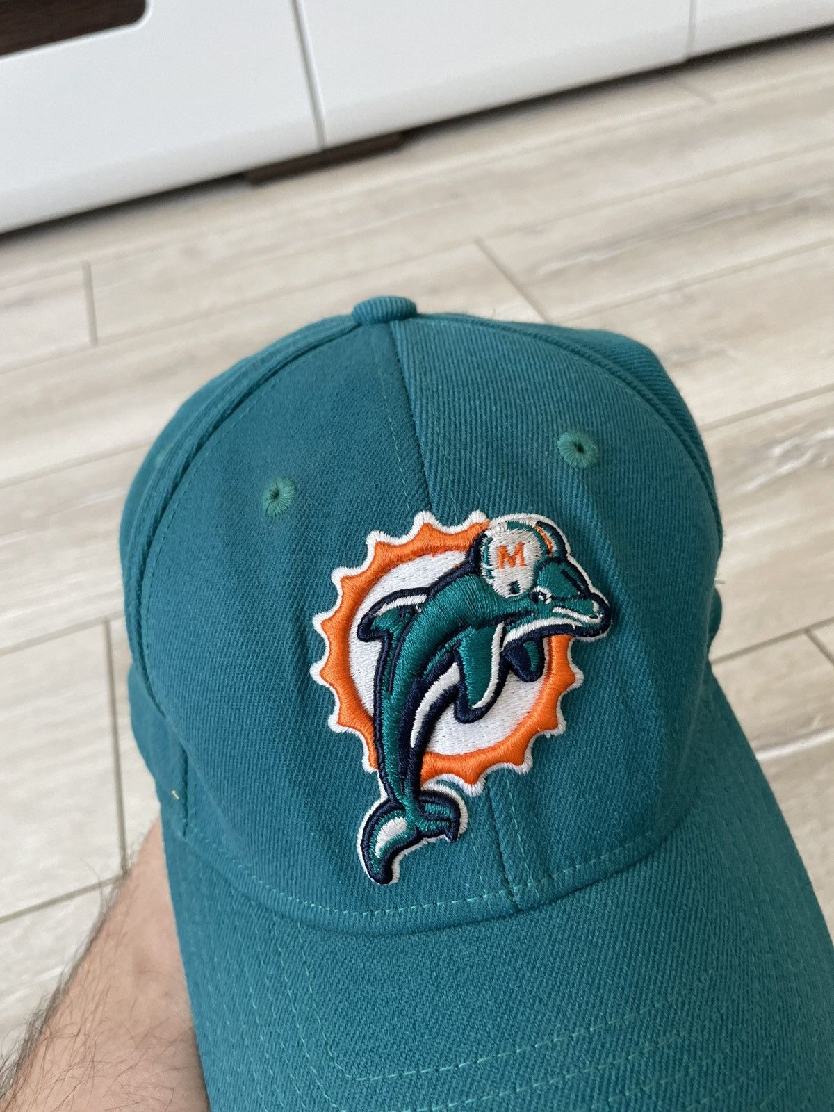 Reebok MIAMI DOLPHINS NFL Football Reebok Aqua Hat Baseball Cap Size ONE SIZE - 5 Thumbnail