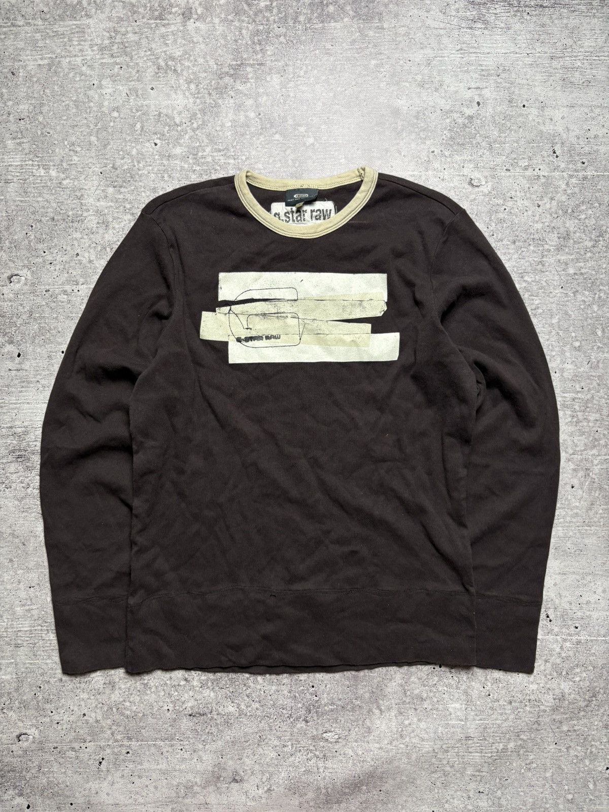 G-Star Vintage G Star Logo Long Sleeve Size US L / EU 52-54 / 3 - 1 Thumbnail