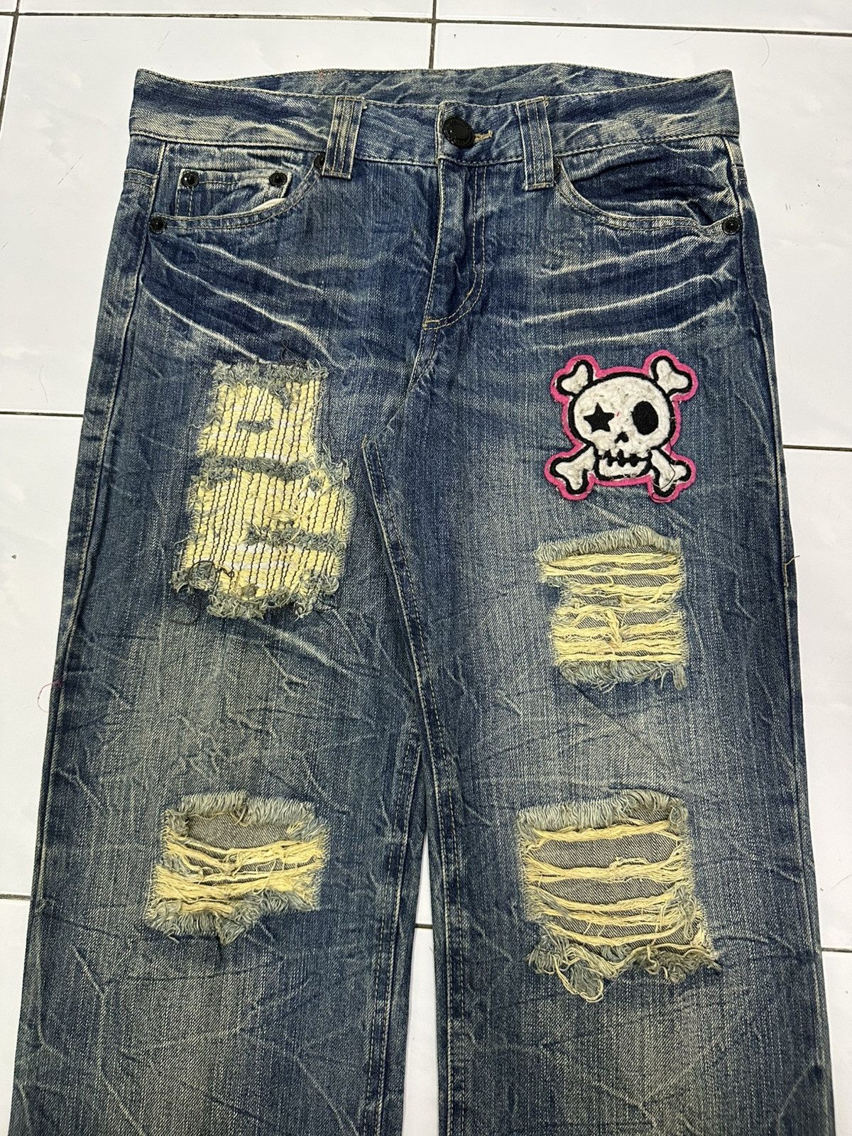 Japanese Brand Vintage BACK & FORTH Punk Style Denim Size US 32 / EU 48 - 3 Thumbnail