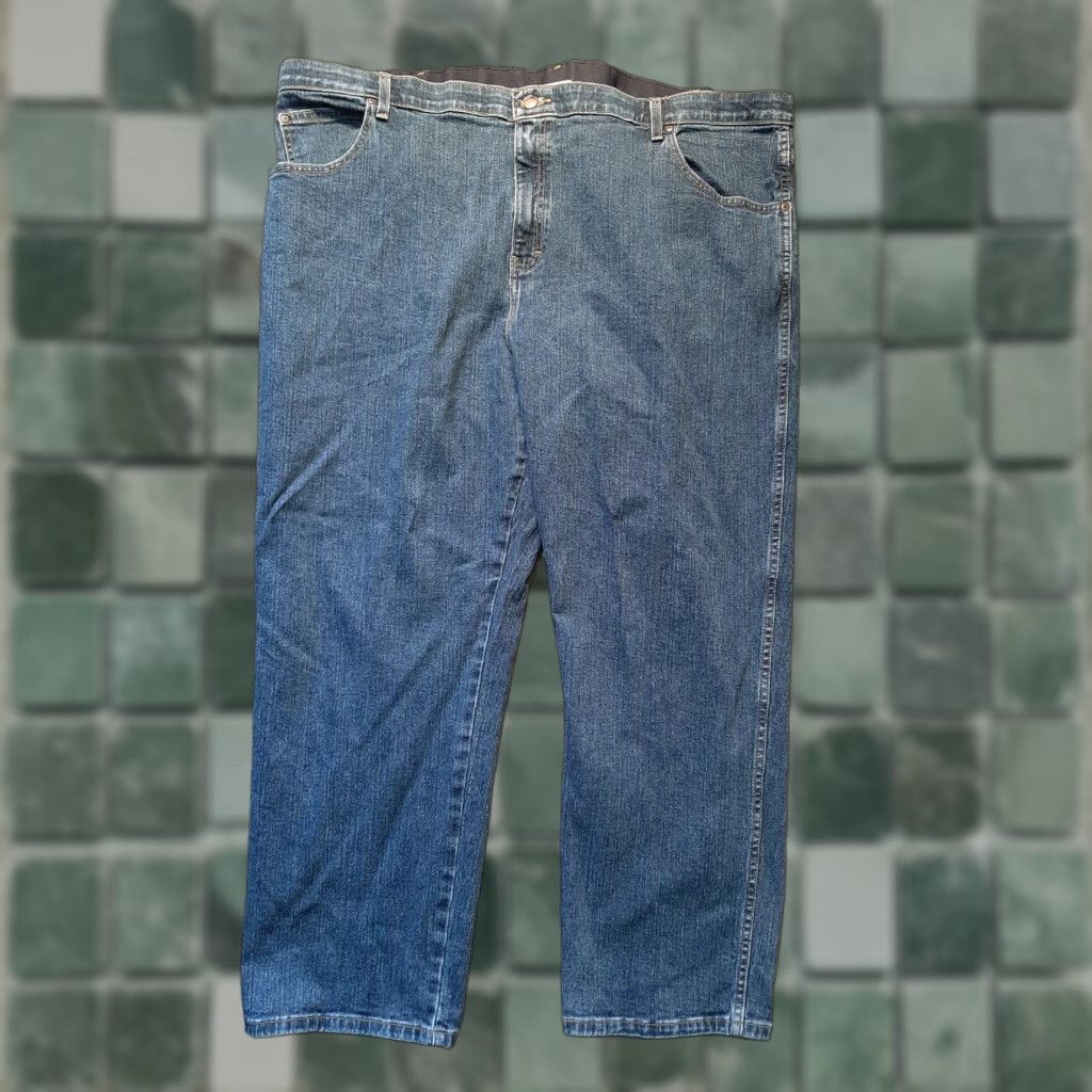 Faded Glory Faded Glory Jeans Denim Blue Carpenter 50 X 30 Men Regular Dark Blue Inseam 30 Mens Size US 34 / EU 50 - 1 Thumbnail