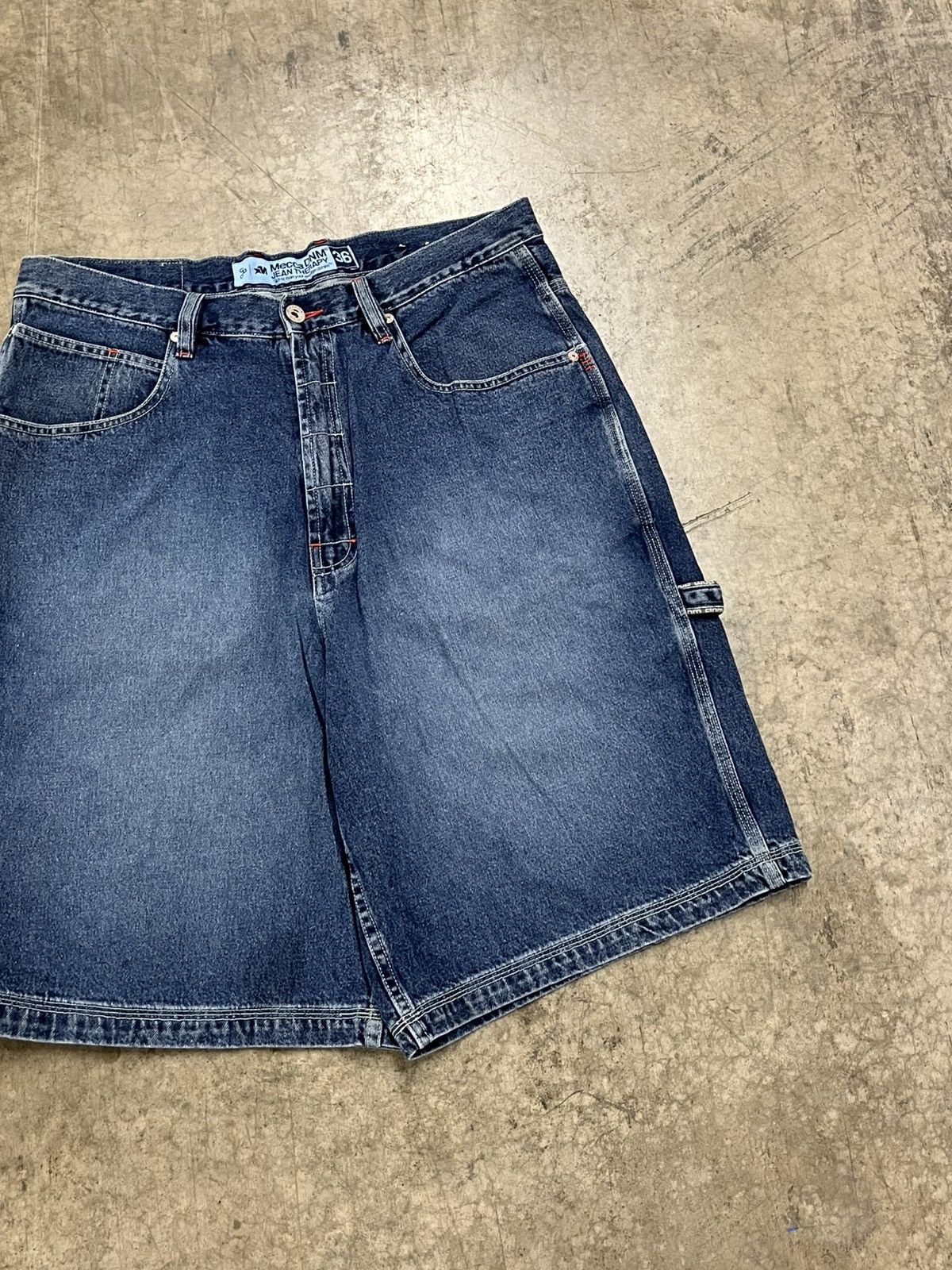 JNCO × Southpole × Vintage Y2K baggy fit jorts Mecca faded wash skater streetwear hype Size US 34 / EU 50 - 8 Thumbnail