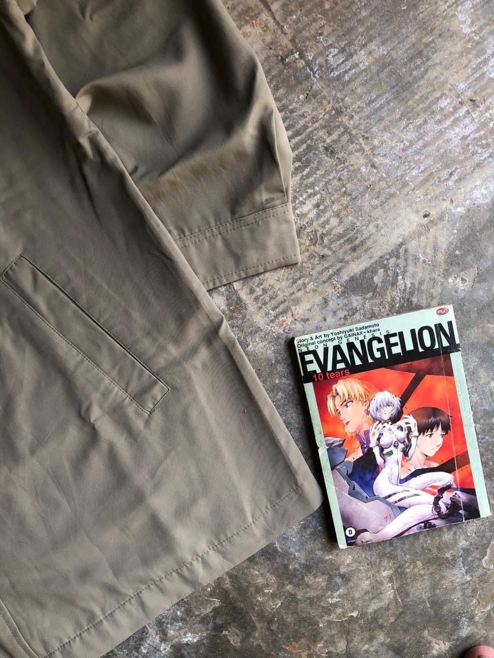 Yves Saint Laurent Rare Yves Saint Lauren Big Logo Multi Pocket Jacket Moccha Size US L / EU 52-54 / 3 - 4 Thumbnail
