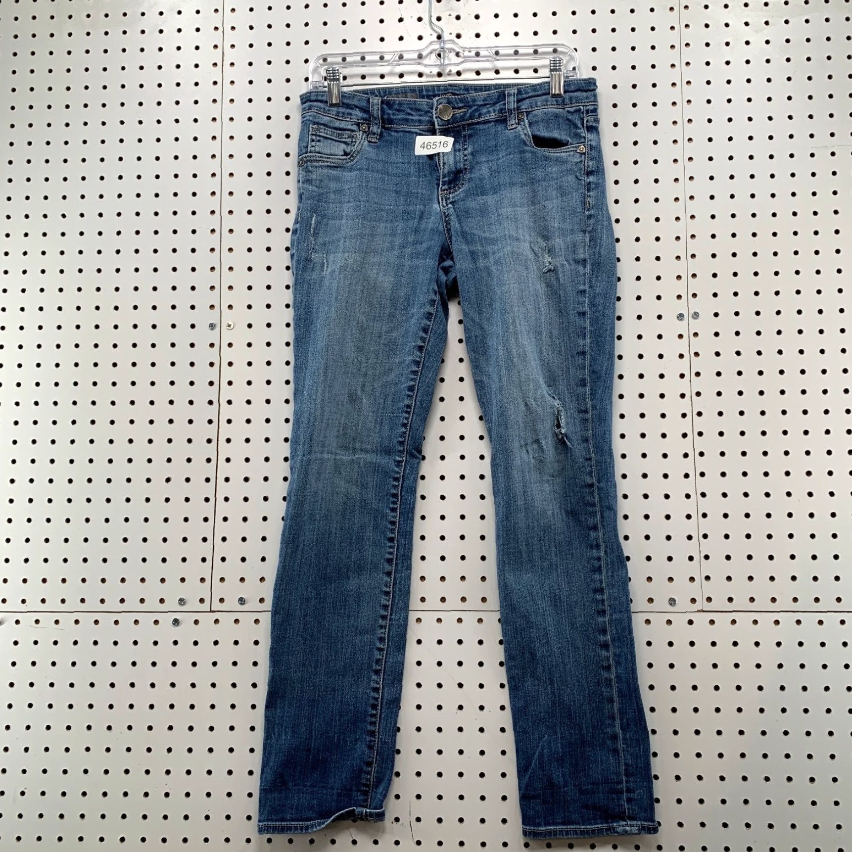 Vintage Kut Boyfriend Denim Jeans Womens Size 4 Blue 30x29 Distressed Size 27" / US 4 / IT 40 - 2 Thumbnail