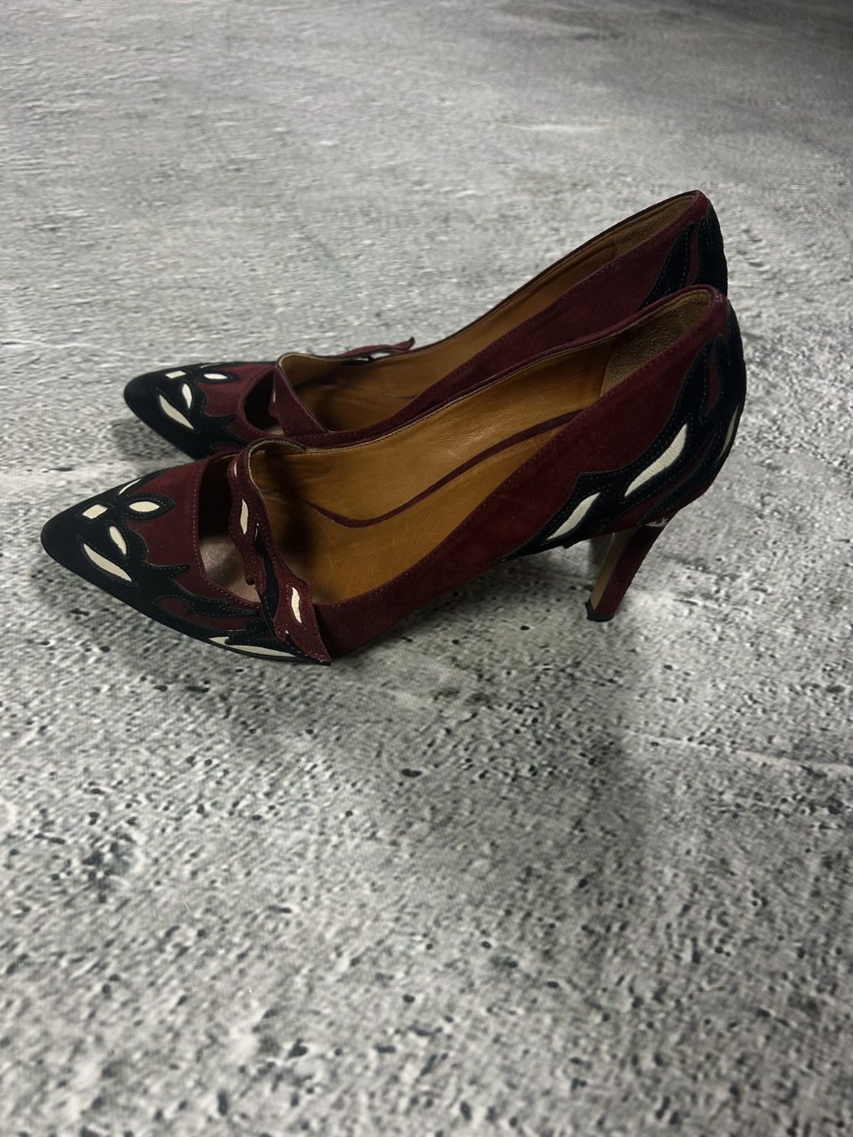 Isabel Marant Isabel Marant Kylie Suede Pumps slingback heels Size US 7 / IT 37 - 1 Thumbnail