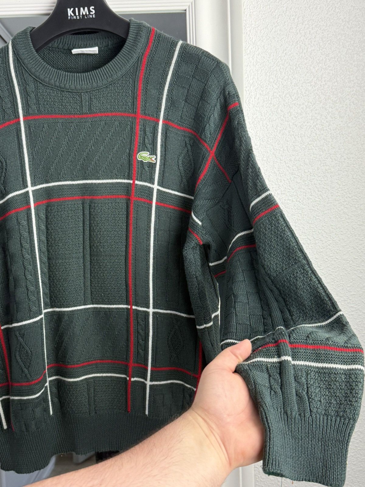 Lacoste Vintage Lacoste Wool Sweater Cable Knit Sweater Size: 6 Size US XL / EU 56 / 4 - 8 Thumbnail