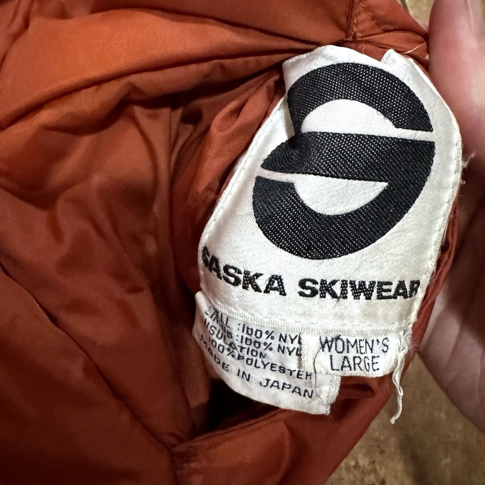 Rainbow VTG 1970s SASKA SKIWEAR Womens Large Reversible Vest Rainbow Chevron Zip Pockets Size L / US 10 / IT 46 - 3 Thumbnail