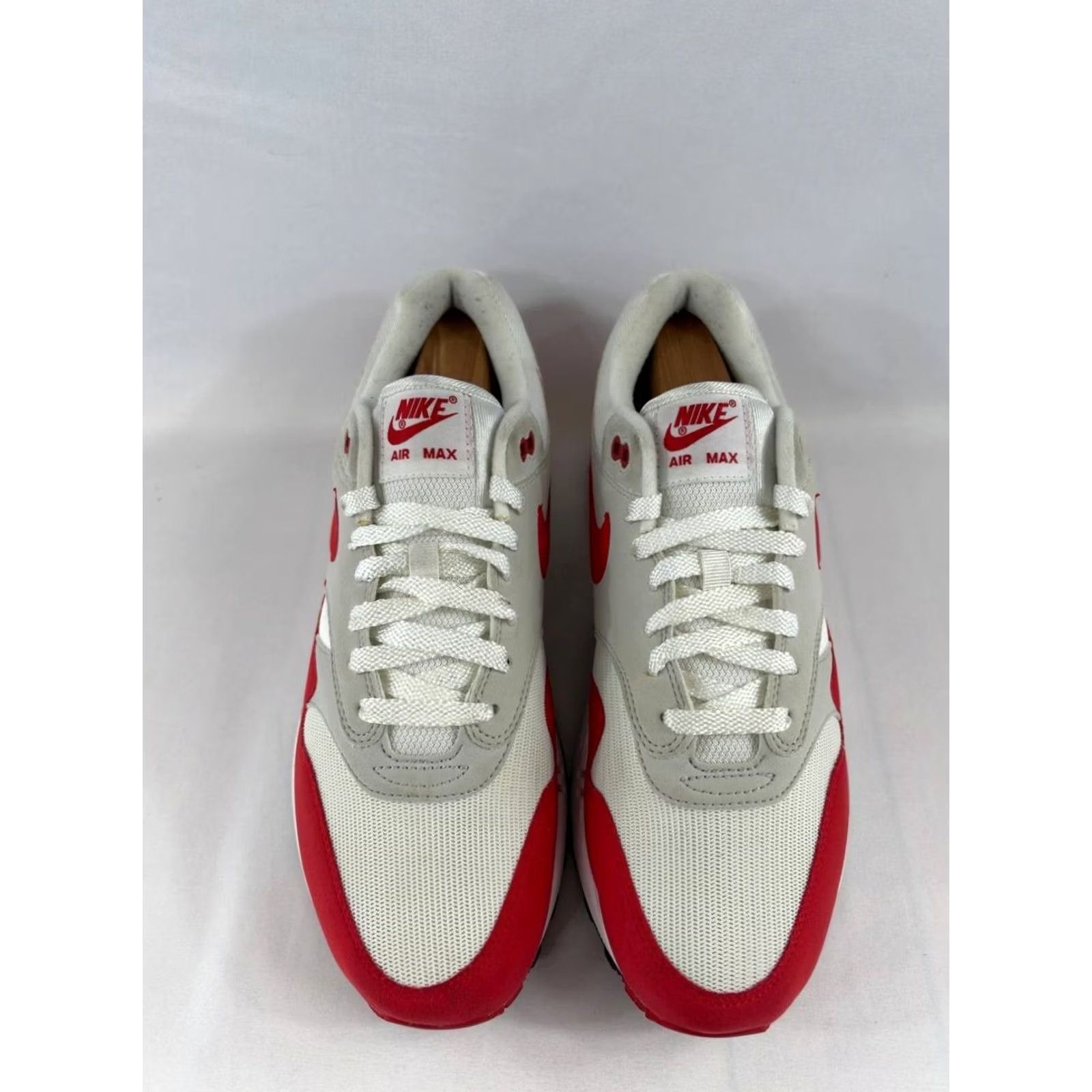 Nike Nike Air Max 1 Sneaker Athletic White Red 2017 Size 10 908375-103 Mens Size US 10 / EU 43 - 4 Thumbnail