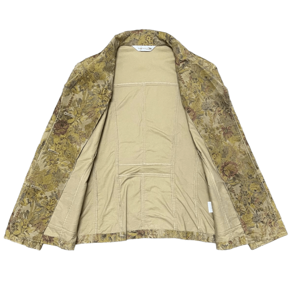 Longchamp Vintage Longchamp Floral Stretch Jacket Size M / US 6-8 / IT 42-44 - 6 Thumbnail