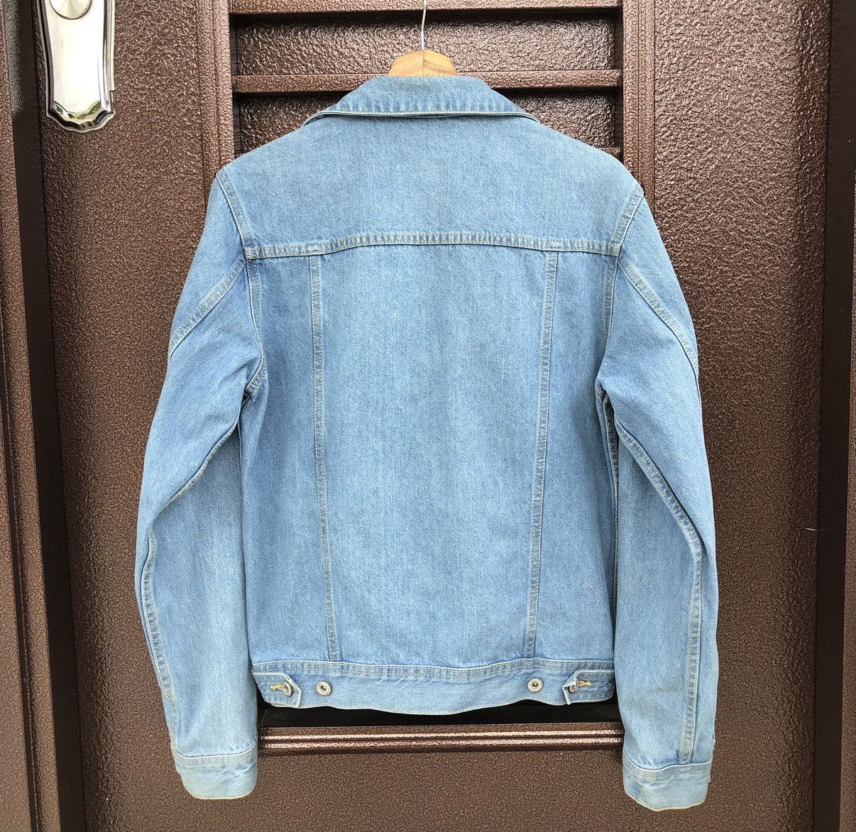 Japanese Brand Nylaus Trucker Denim Jacket Size US M / EU 48-50 / 2 - 2 Thumbnail