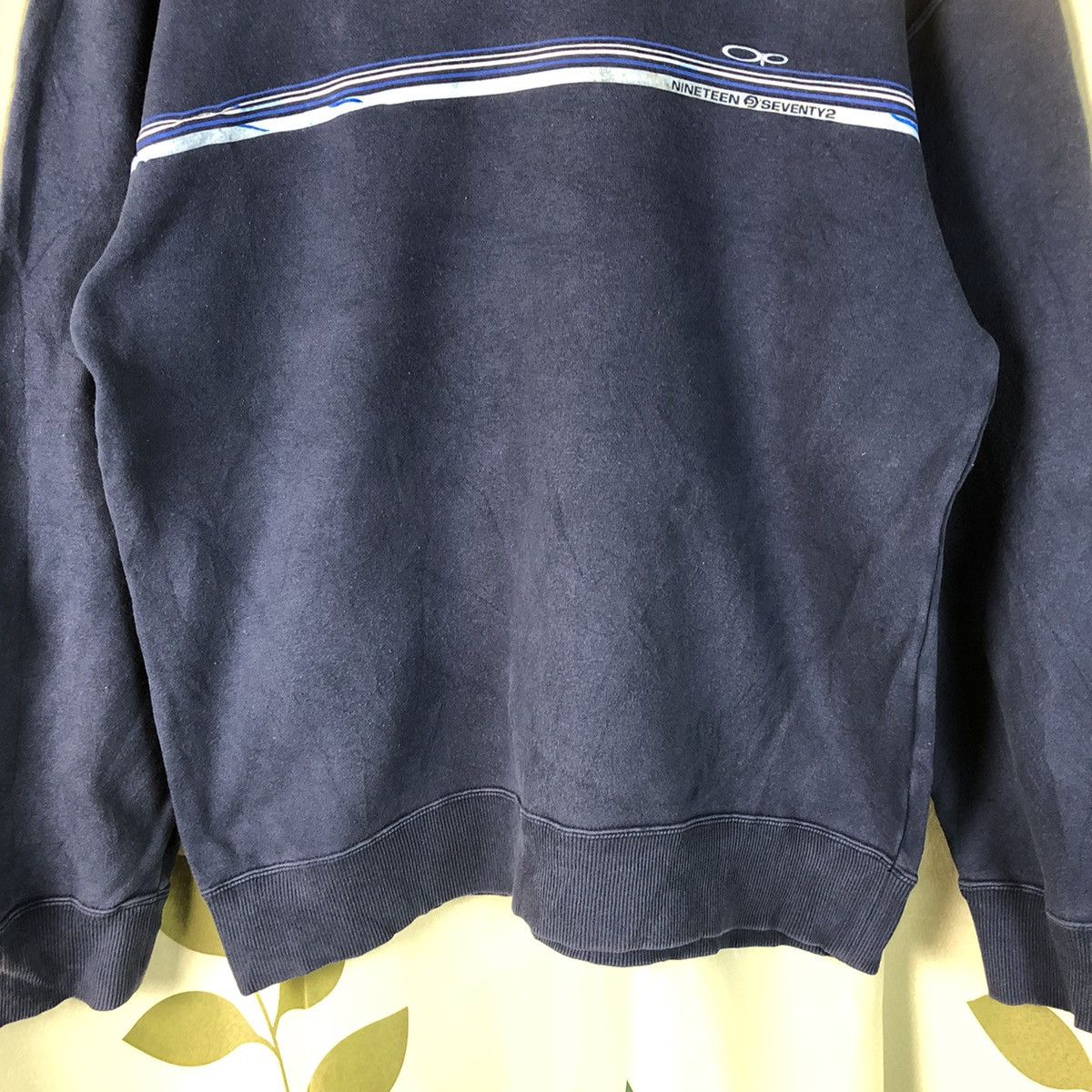 Ocean Pacific Op Nineteen Seventy2 Dark Blue Sweatshirt #7424 Size US L / EU 52-54 / 3 - 6 Thumbnail